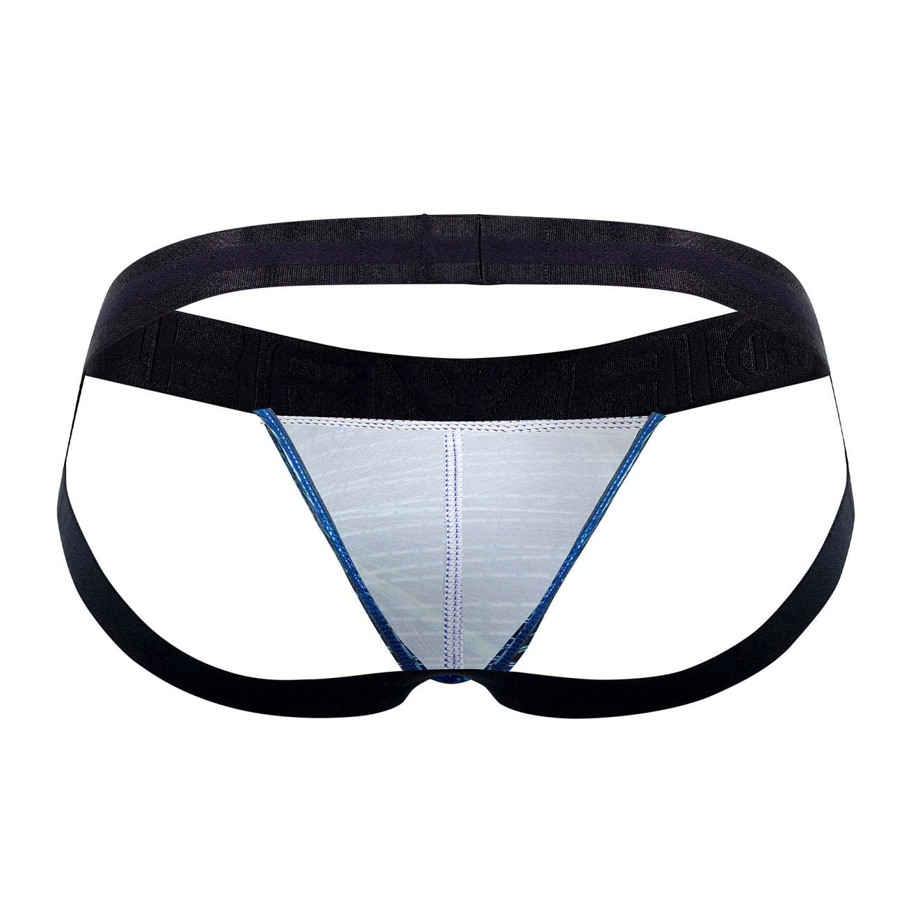 Jockstrap en microfibre imprimé HAWAI 42168 Couleur Bleu Royal