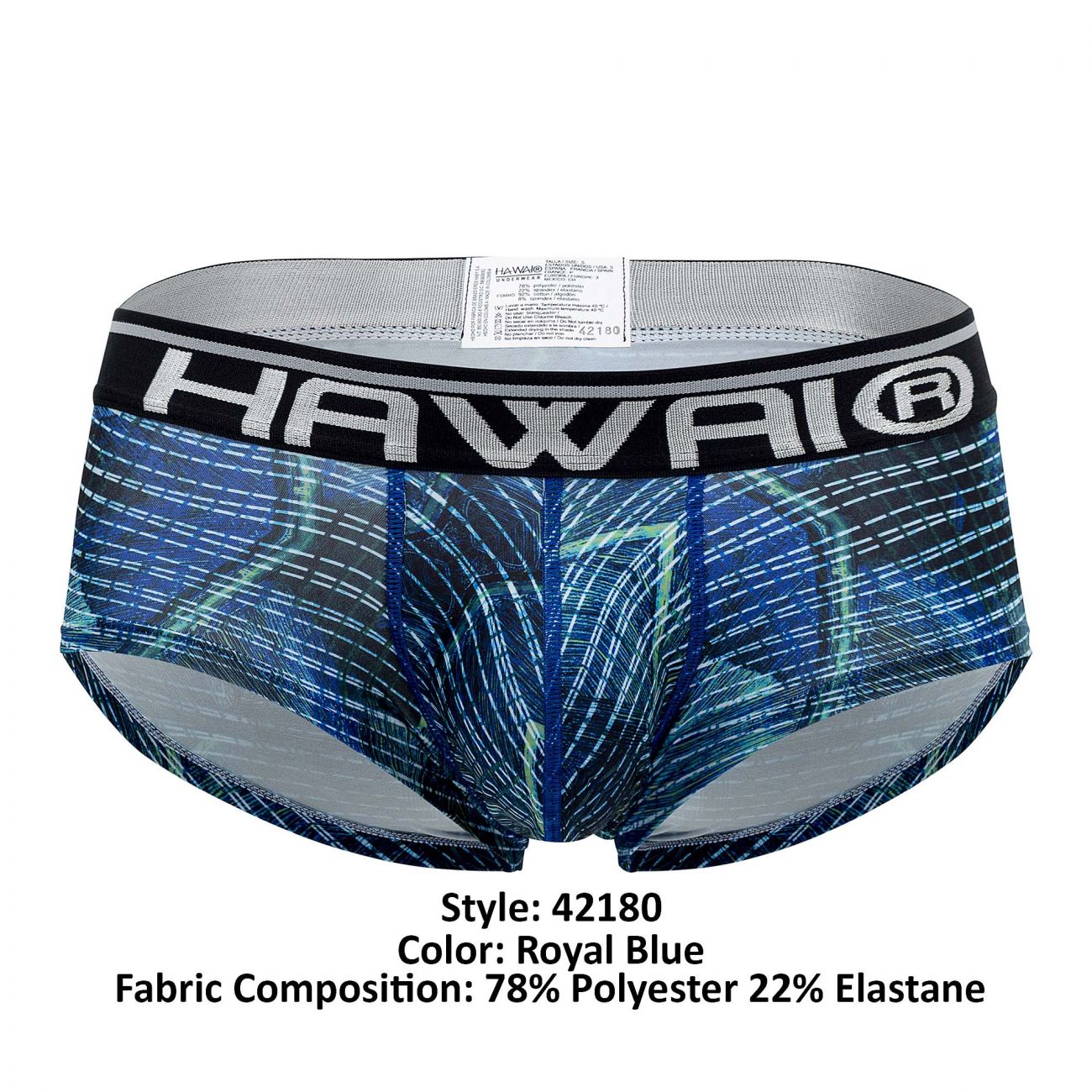 Boxer en microfibre HAWAI 42180 Couleur Bleu Royal