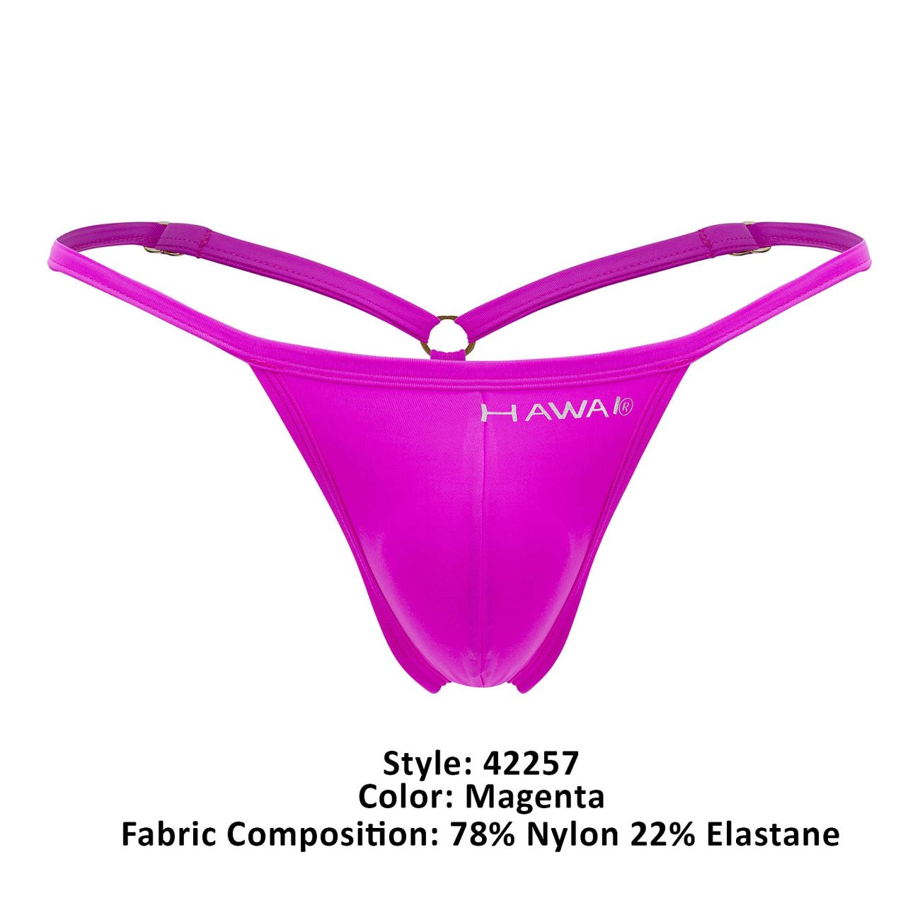 HAWAI 42257 Mikrofaser-String Farbe Magenta