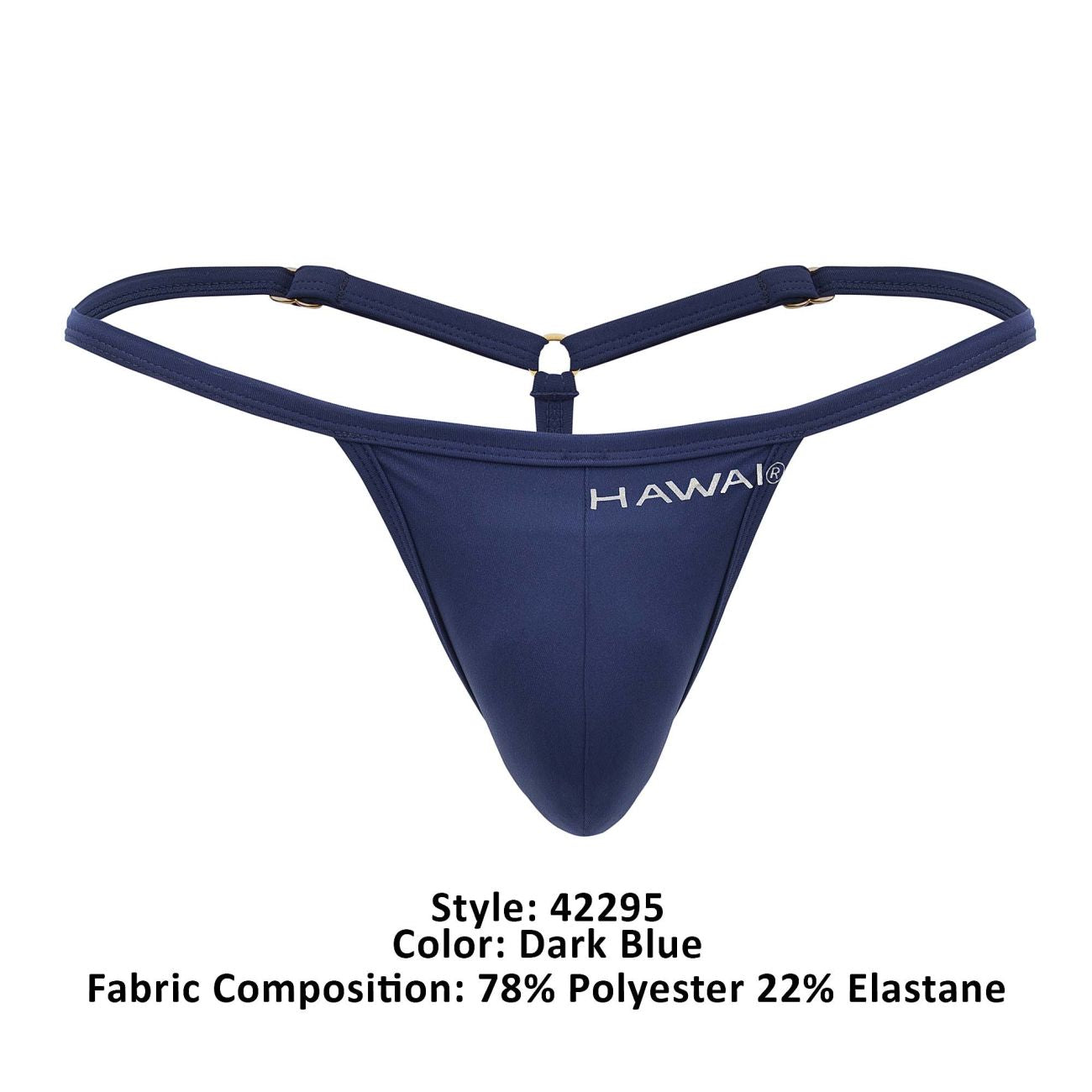 String en microfibre HAWAI 42295 Couleur Bleu foncé