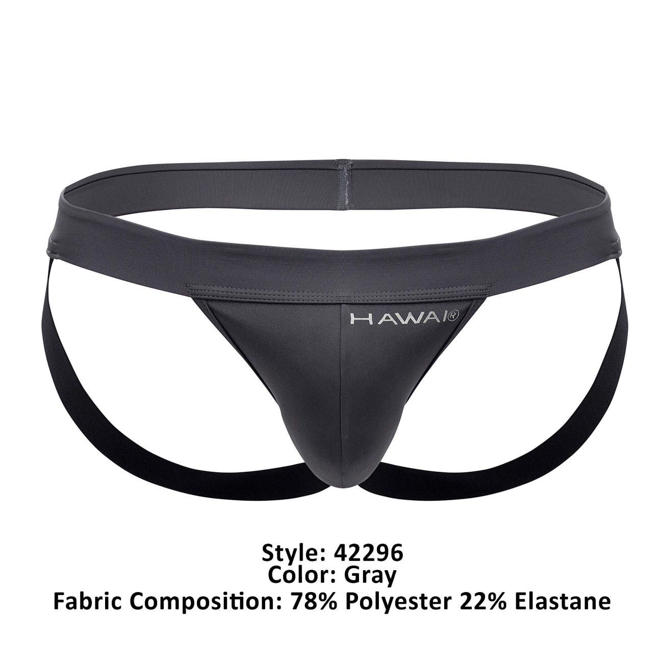 Jockstrap en microfibre HAWAI 42296 Couleur Gris