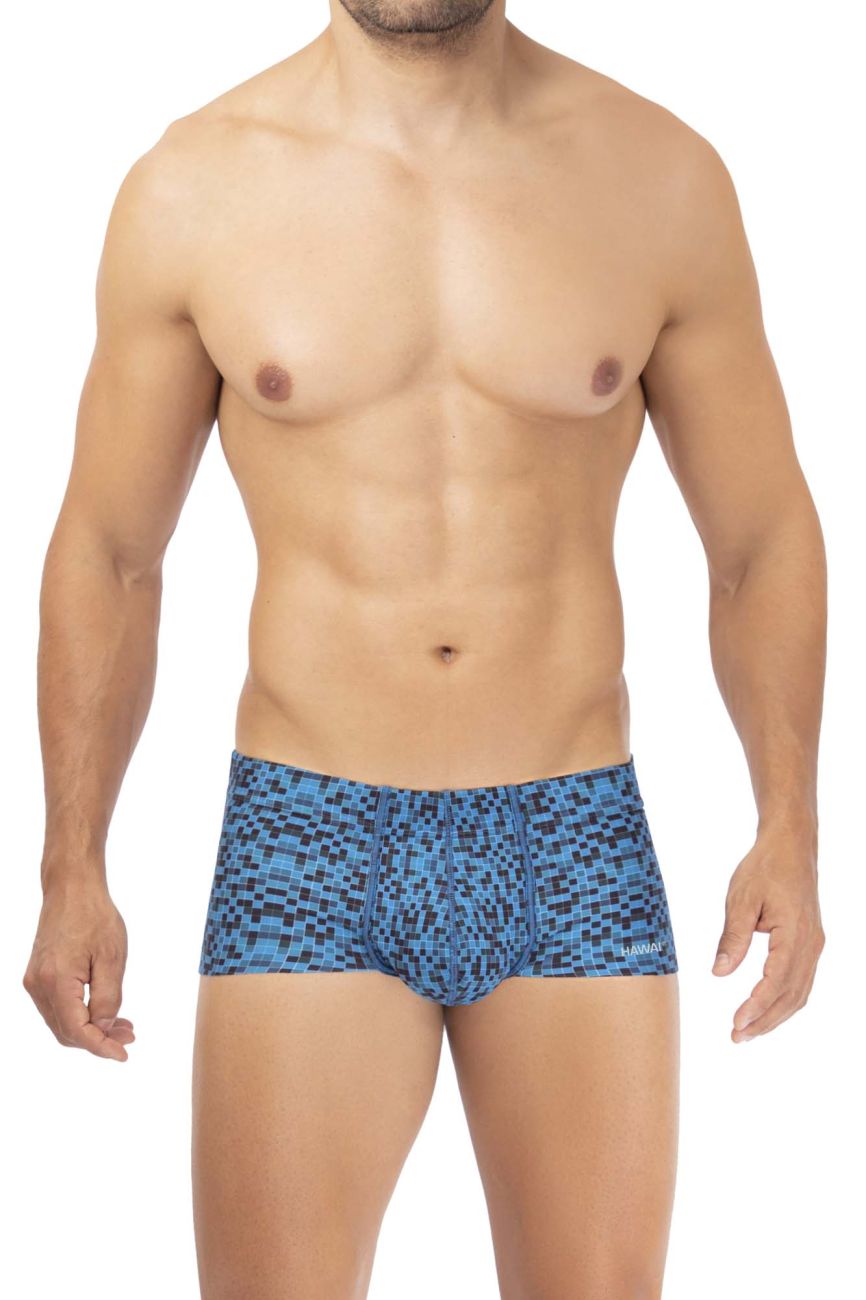 Boxer en microfibre HAWAI 42321 Couleur Bleu