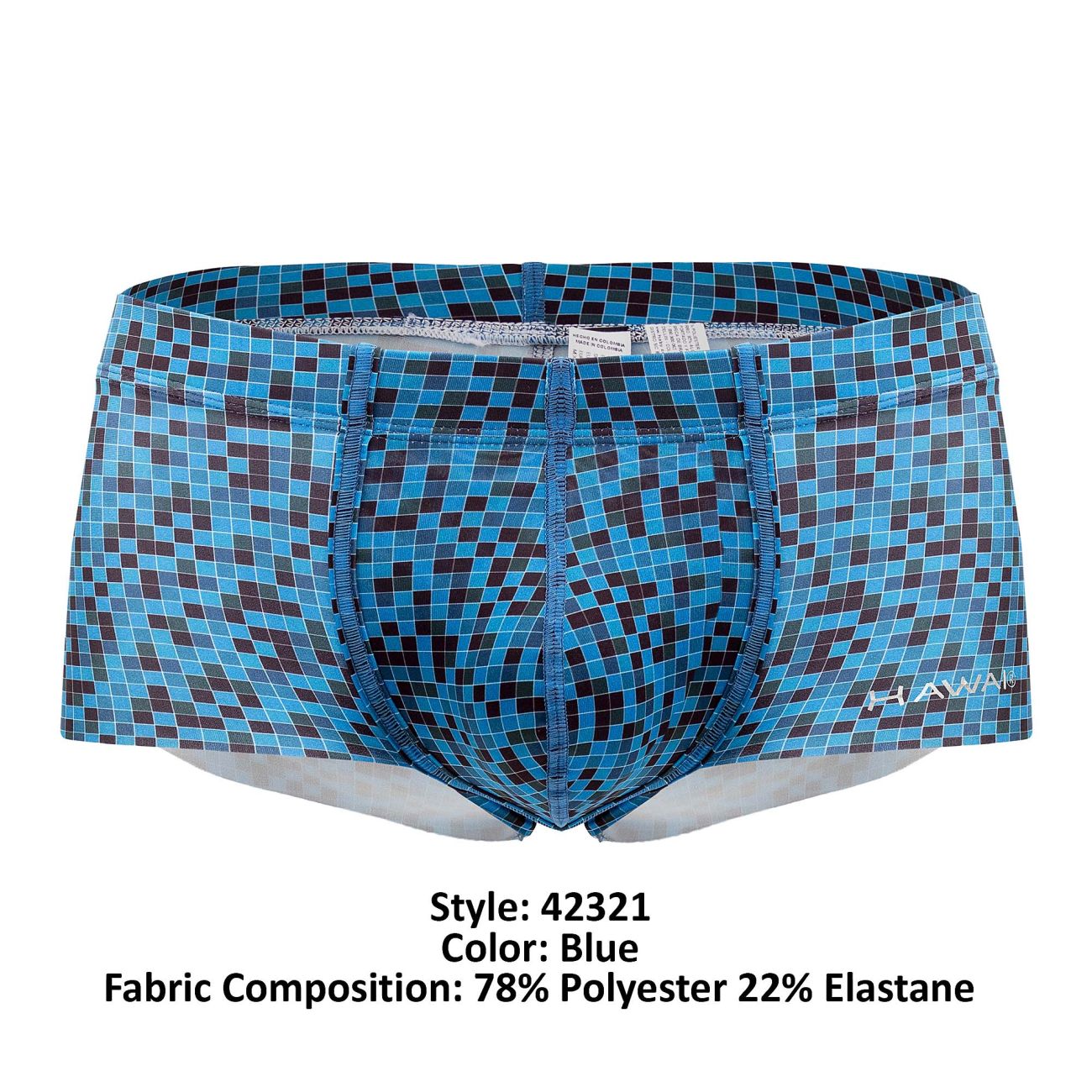 Boxer en microfibre HAWAI 42321 Couleur Bleu