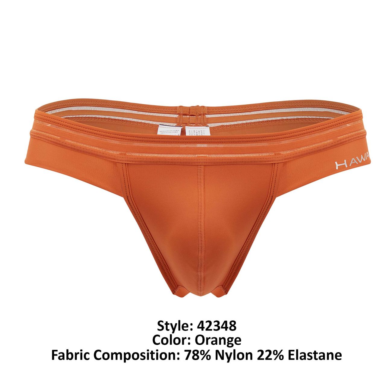 HAWAI 42348 Mikrofaser-Strings Farbe Orange