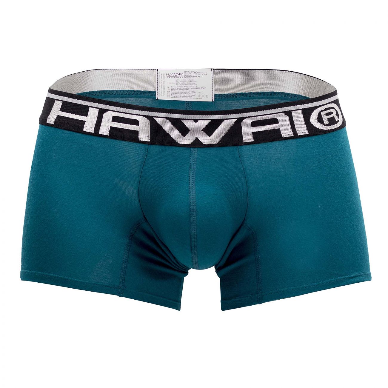 HAWAI 4986 Boxer de sport uni couleur pétrole