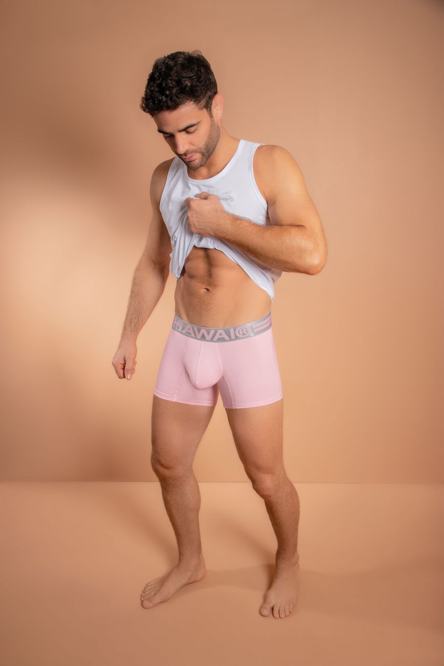 HAWAI 4986 Cotton Trunks Color Pink