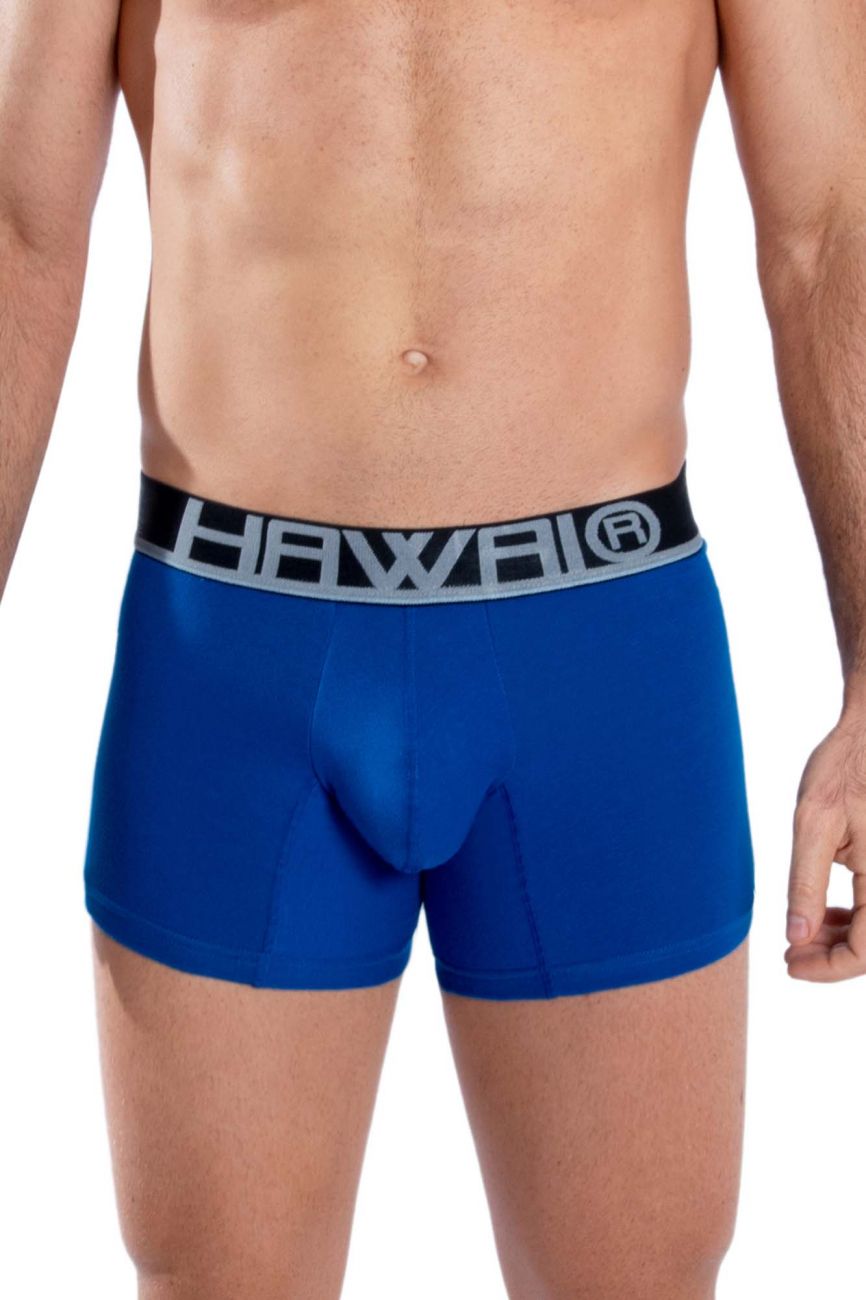 HAWAI 4986 Solid Athletic Trunks Color Royal Blue