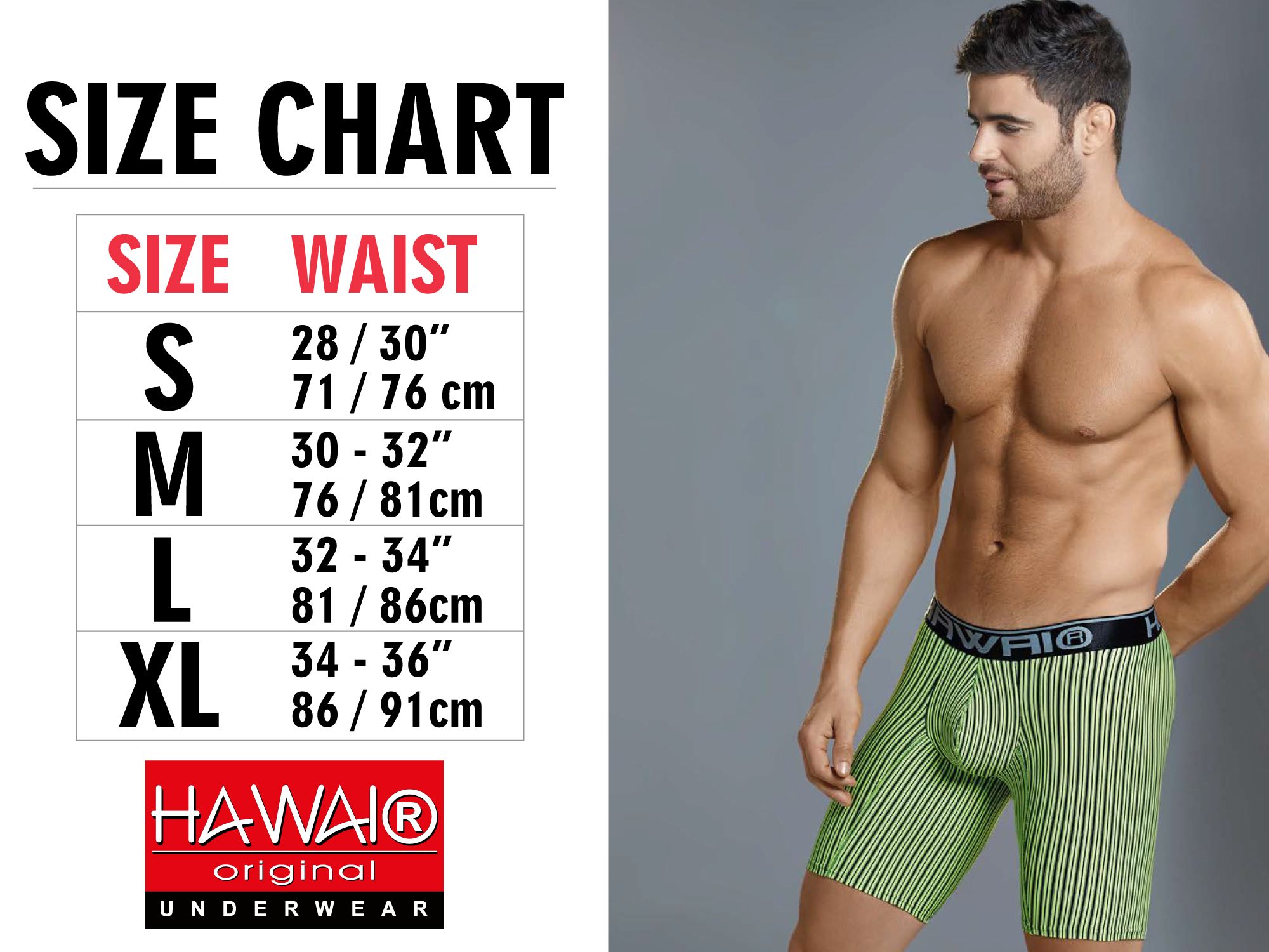 HAWAI 41972 Boxershorts Farbe Grau