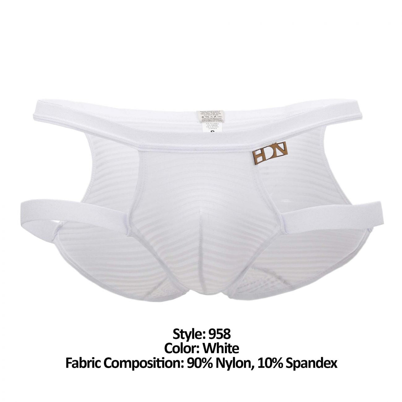 Hidden 958 Open Side Briefs Color White