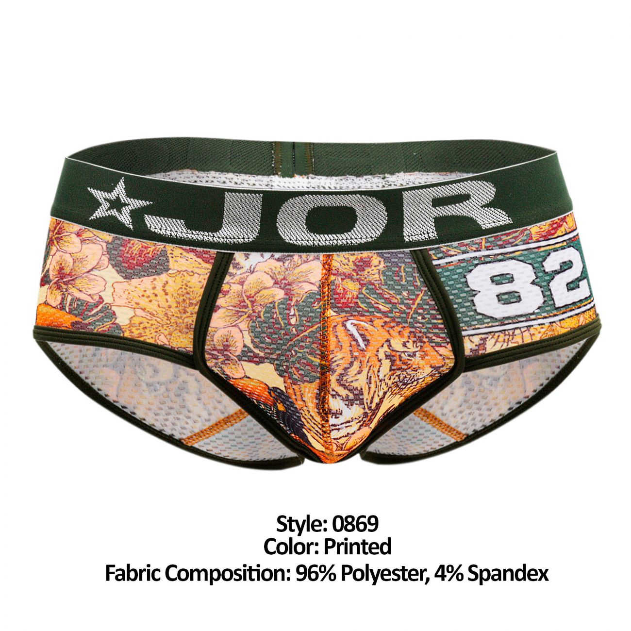 JOR 0869 Bengal Briefs Color Printed