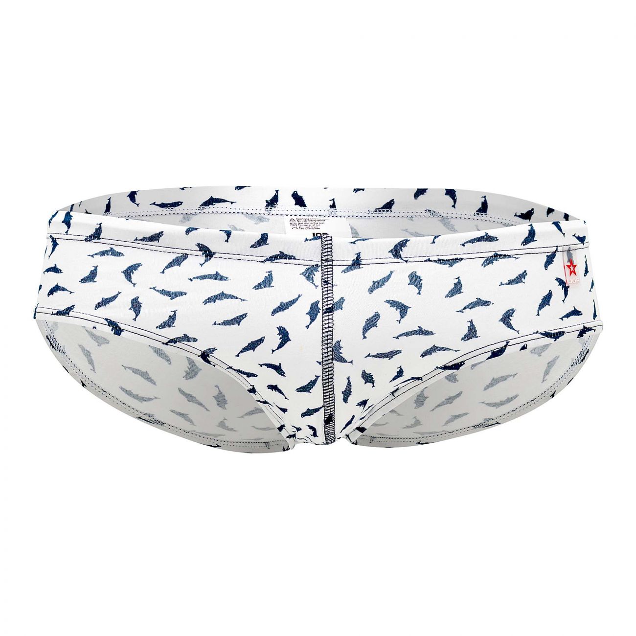 JOR 1006 Whales Briefs Color White