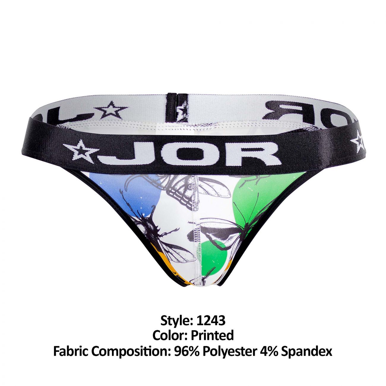 JOR 1243 Beetle Thongs Color Printed