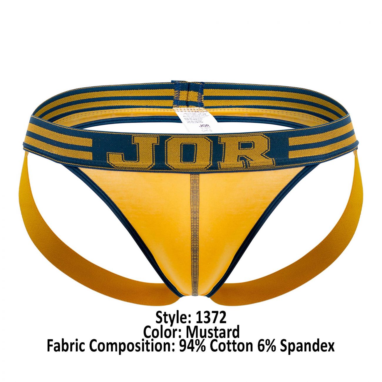 JOR 1372 College Jockstrap Color Mustard