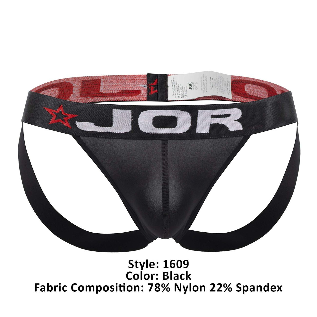 JOR 1609 JOR Jockstrap Couleur Noir