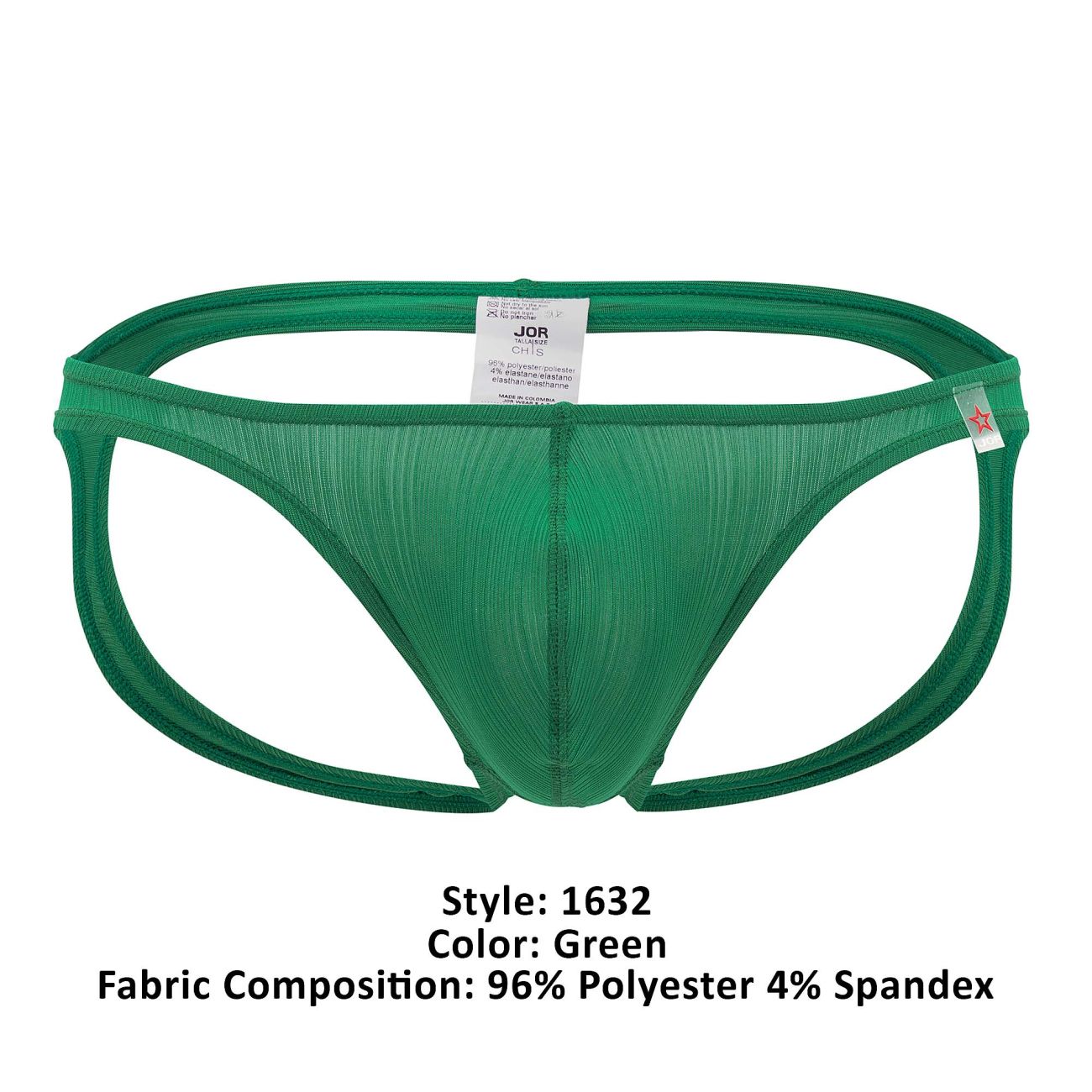 JOR 1632 Montecarlo Jockstrap Couleur Vert