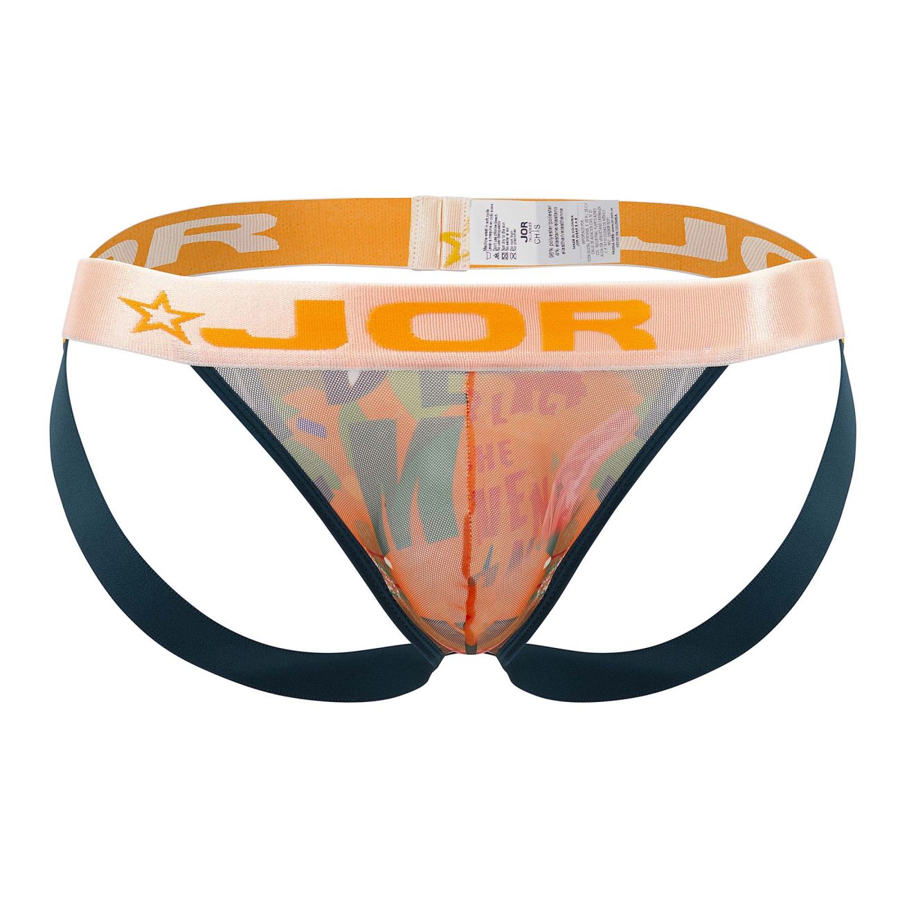 Jockstrap JOR 1645 DF imprimé en couleur