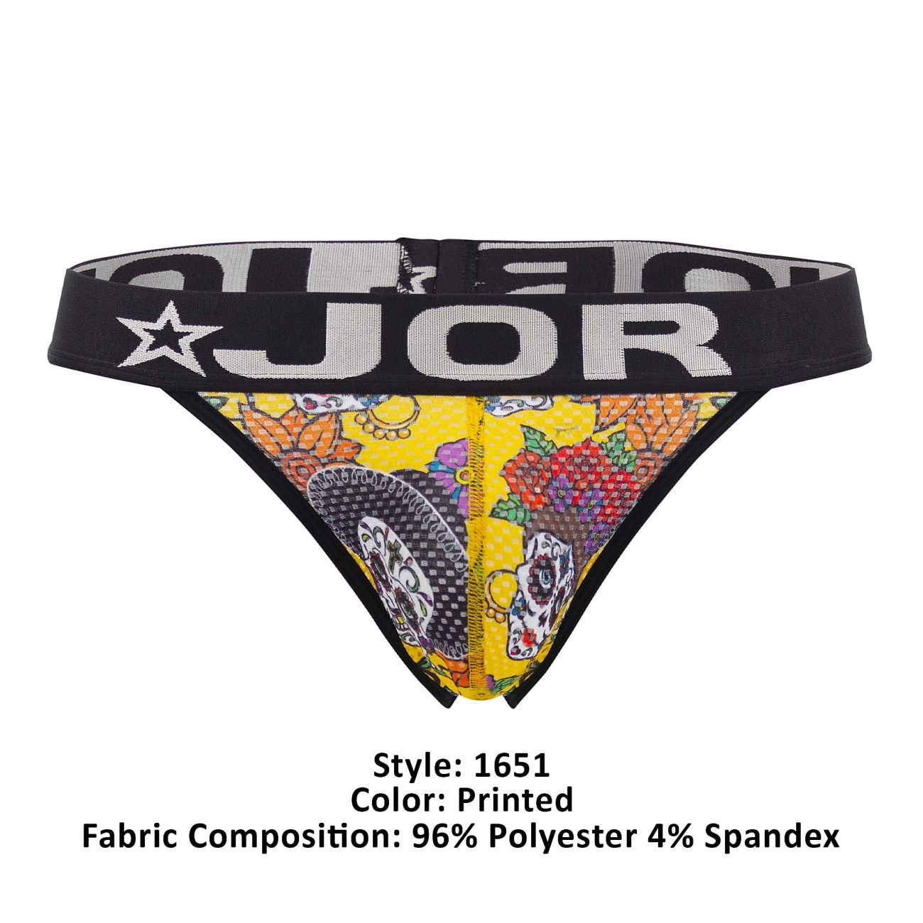 JOR 1651 Guadalupe Thongs Color Printed