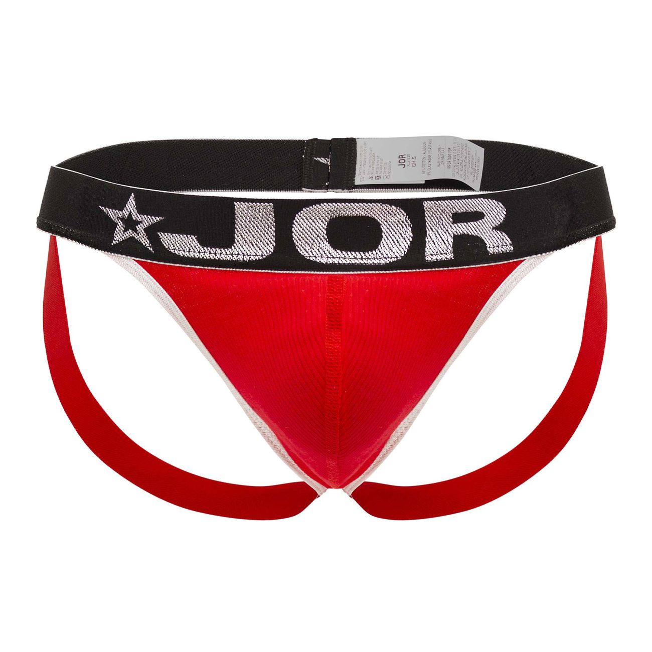 JOR 1719 Match Jockstrap Couleur Rouge