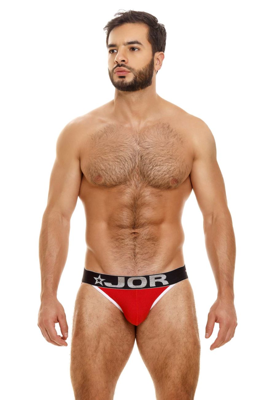 JOR 1719 Match Jockstrap Couleur Rouge