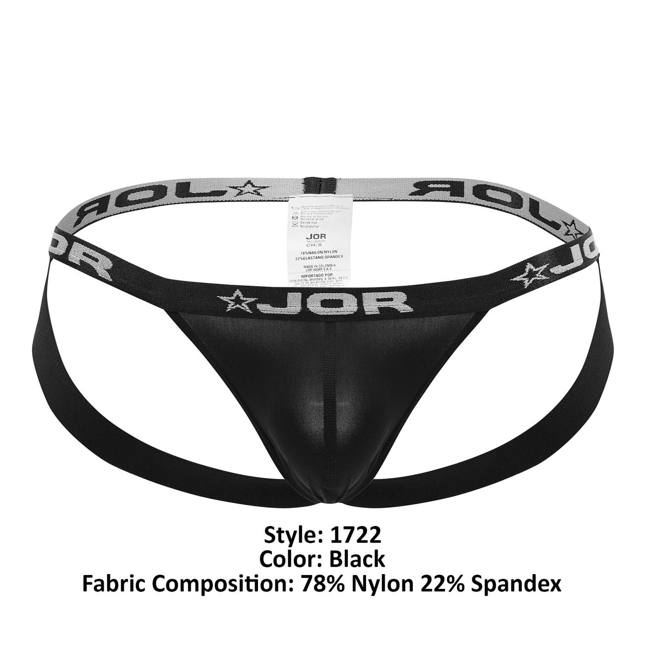 JOR 1722 Jockstrap Romeo Couleur Noir