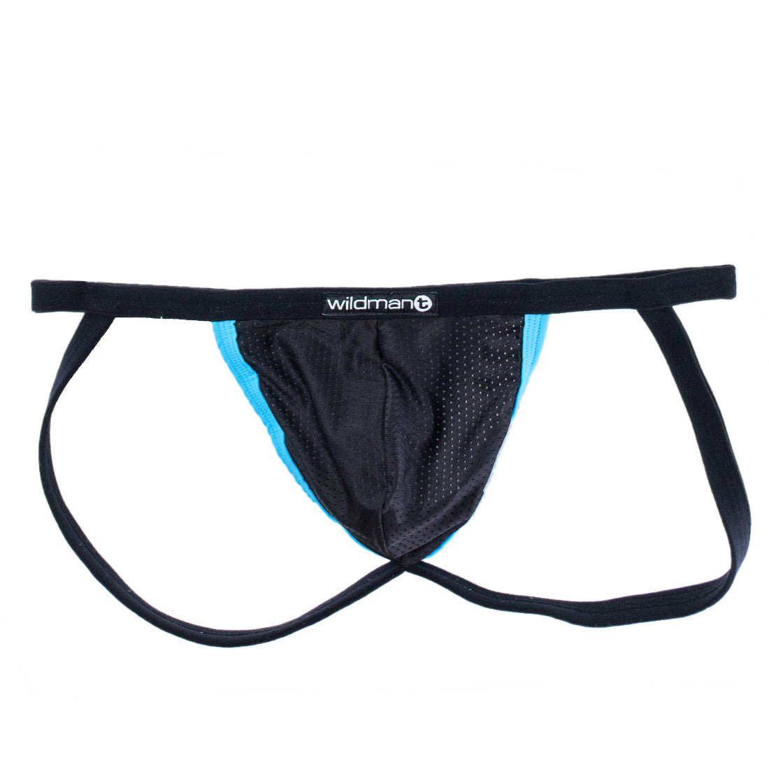 WildmanT Raw Mesh Micro Jockstrap Blue Contrast - EricSaloDesign.com