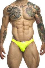JUSTIN+SIMON XSJ01 Klassischer Bikini Farbe Neongrün