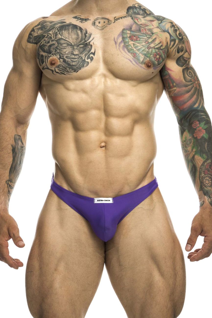 JUSTIN+SIMON XSJ03 Classic Thongs Color Purple