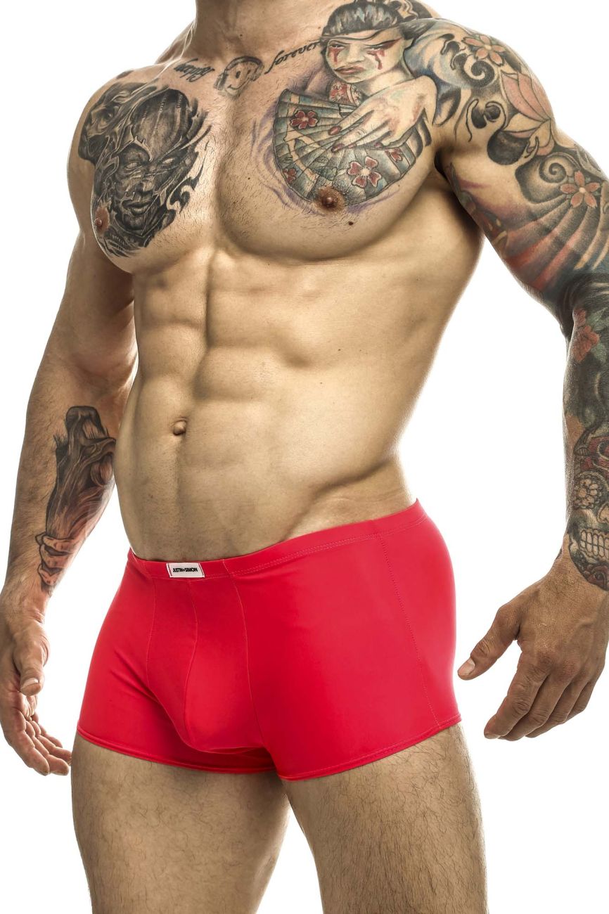 JUSTIN+SIMON XSJ08 Classic Trunks Color Coral