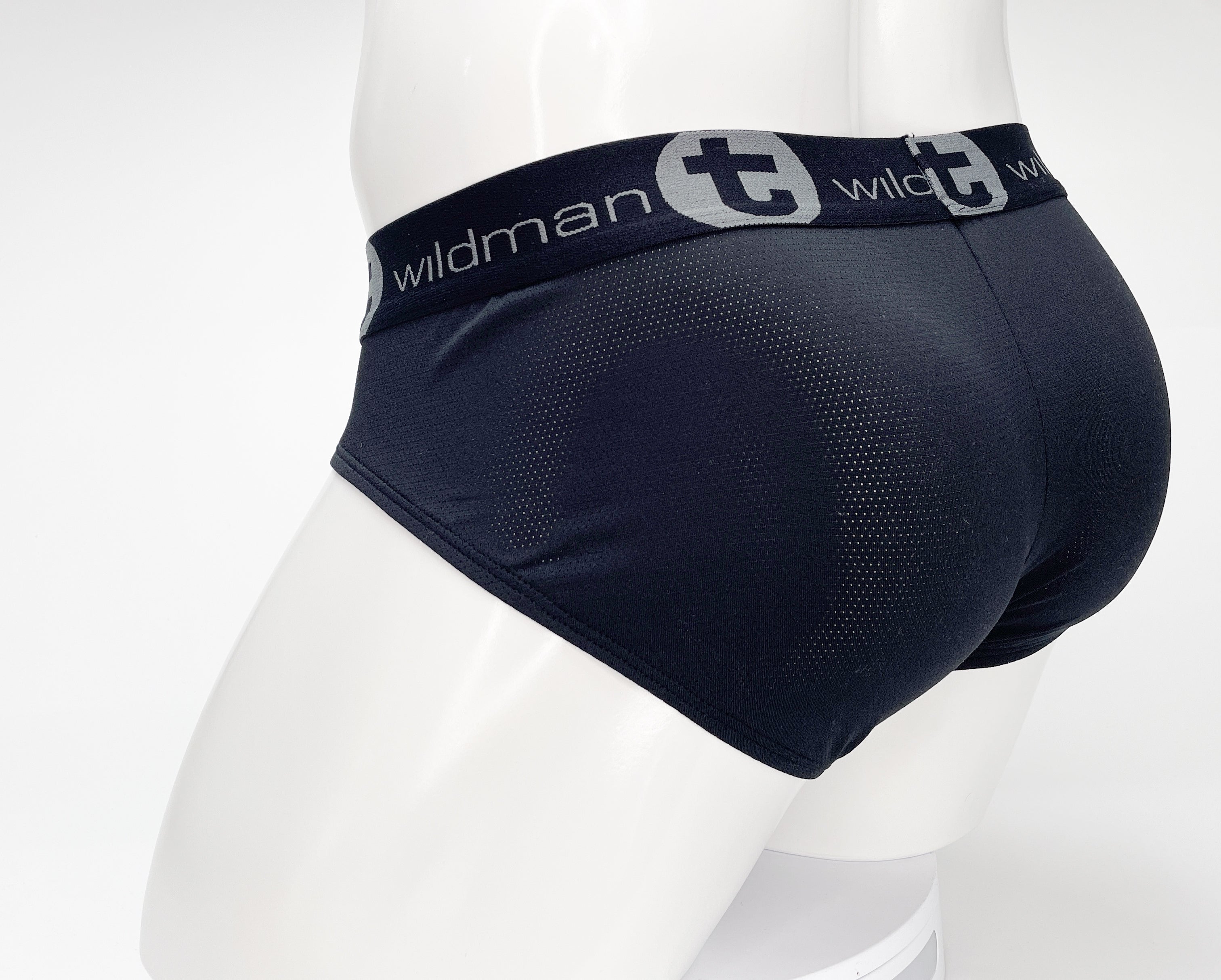 WildmanT Mesh Monster Cock Brief Black - EricSaloDesign.com