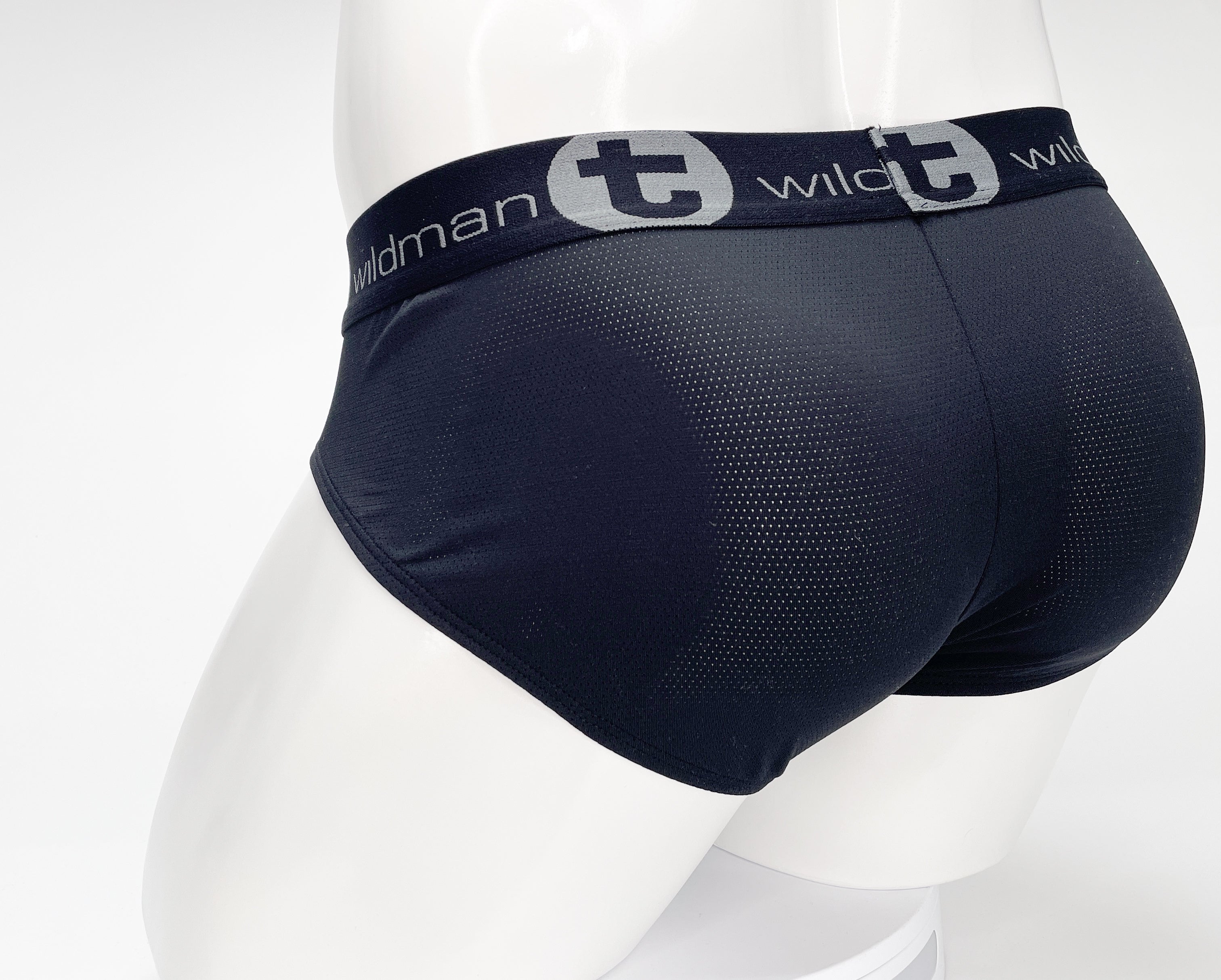 WildmanT Mesh Monster Cock Brief Black - EricSaloDesign.com