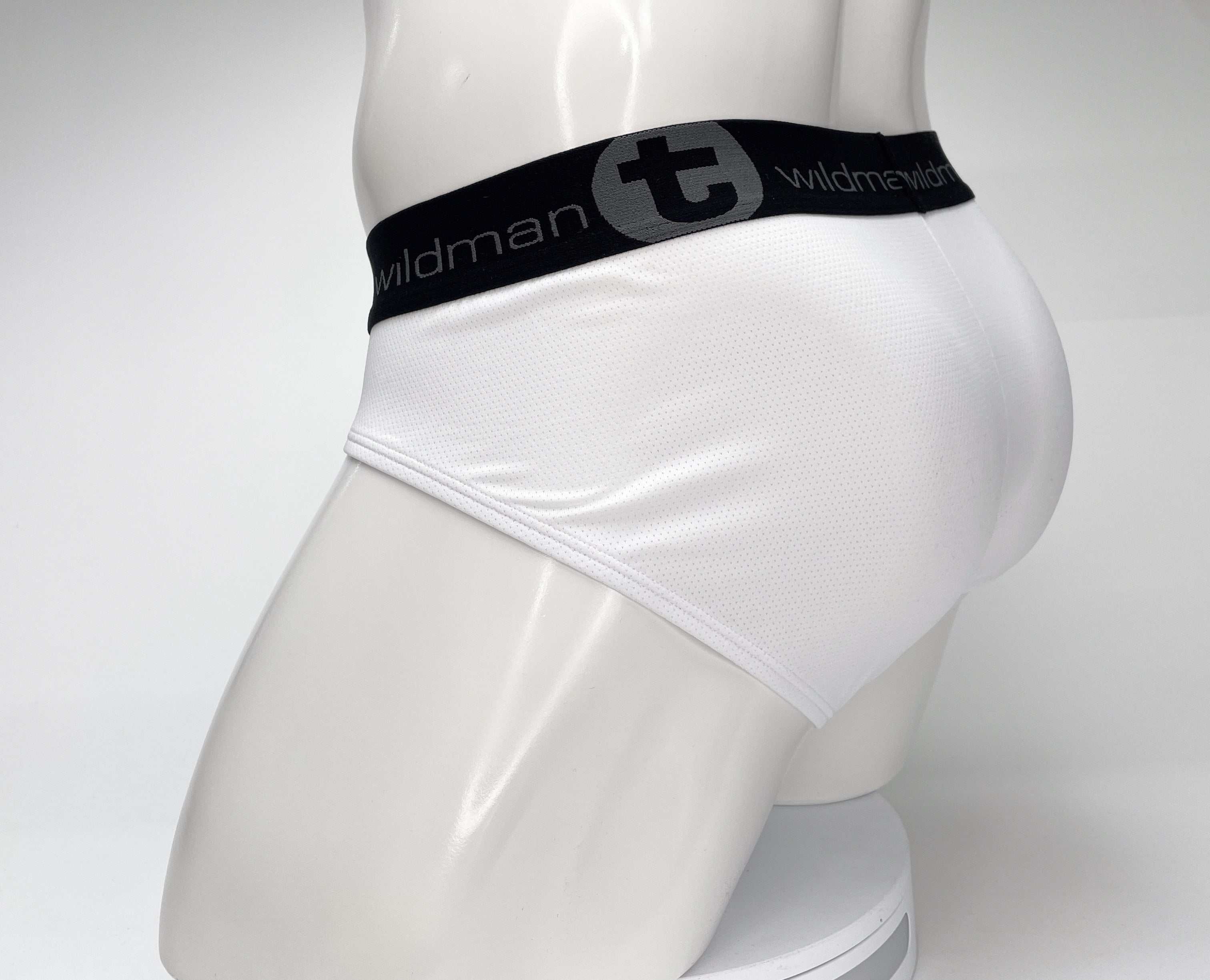 WildmanT Mesh Monster Cock Brief White - EricSaloDesign.com