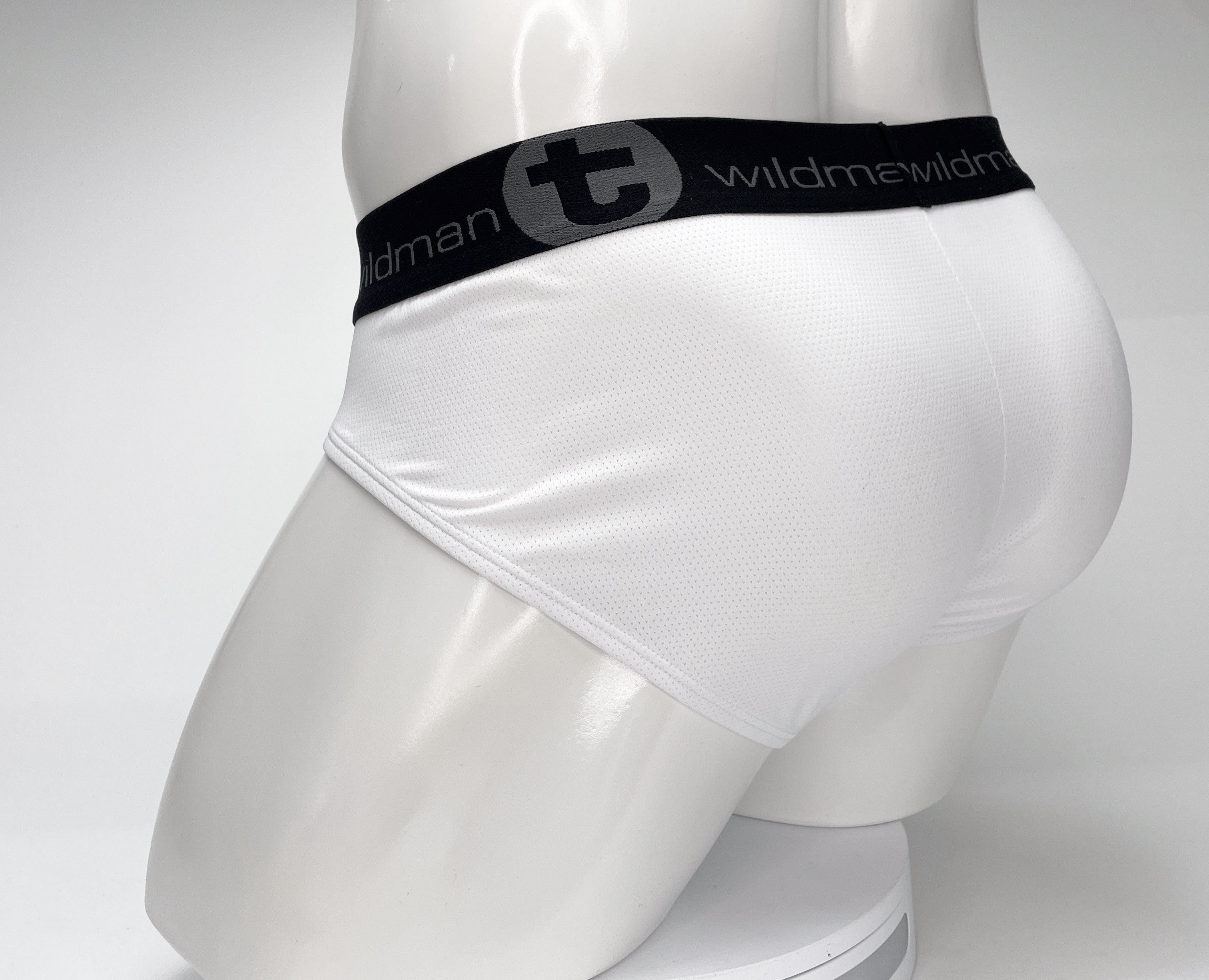 WildmanT Mesh Monster Cock Brief White - EricSaloDesign.com