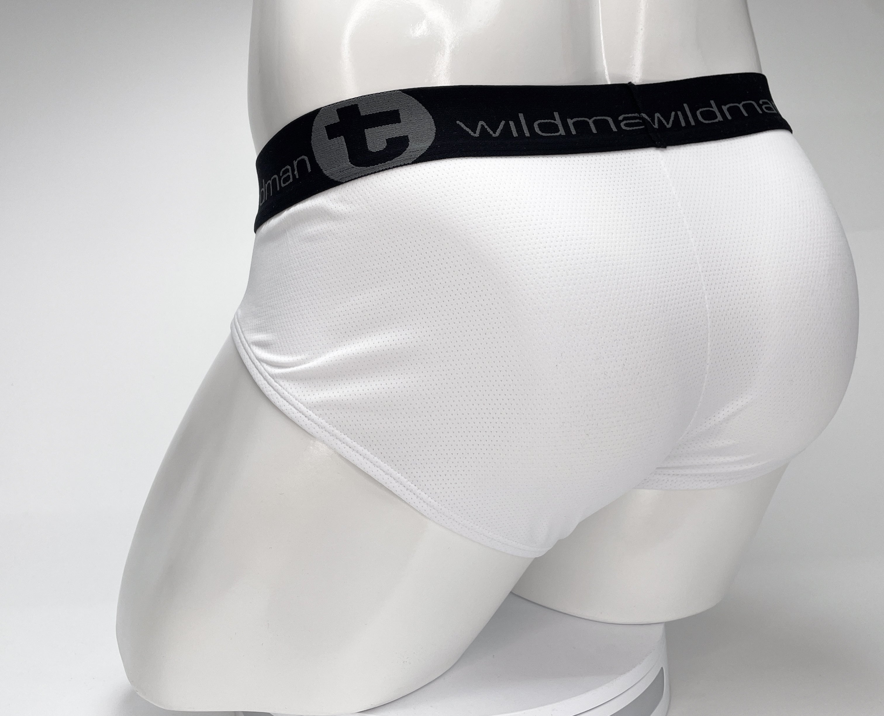 WildmanT Mesh Monster Cock Brief White - EricSaloDesign.com