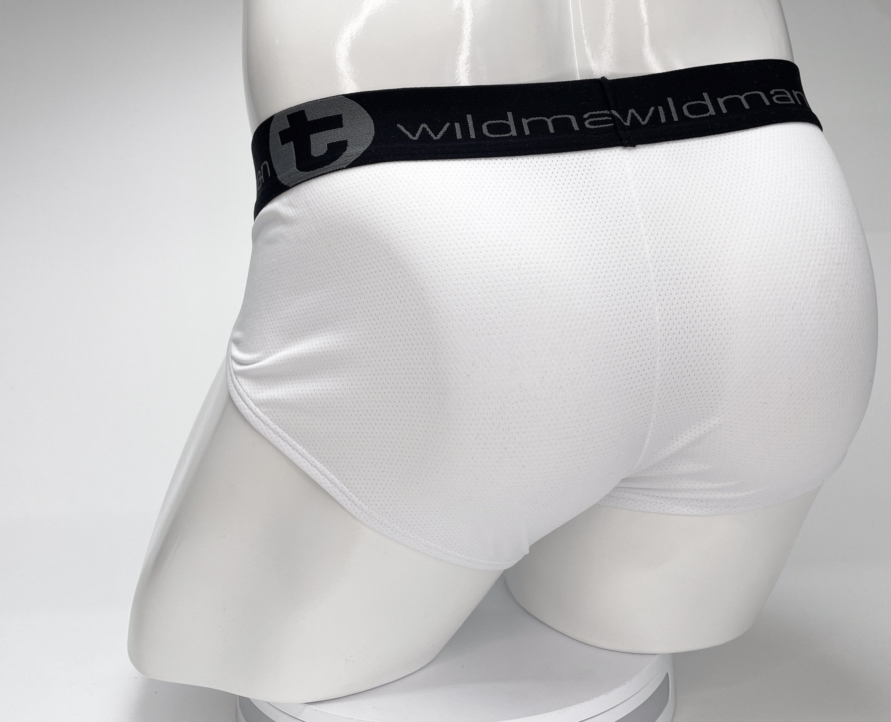 WildmanT Mesh Monster Cock Brief White - EricSaloDesign.com