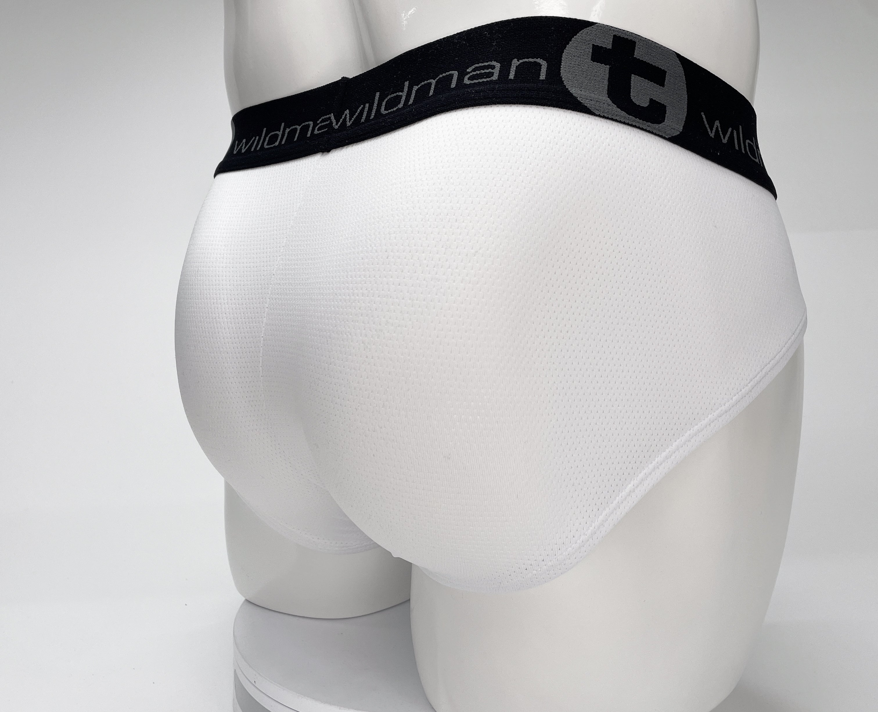 WildmanT Mesh Monster Cock Brief White - EricSaloDesign.com