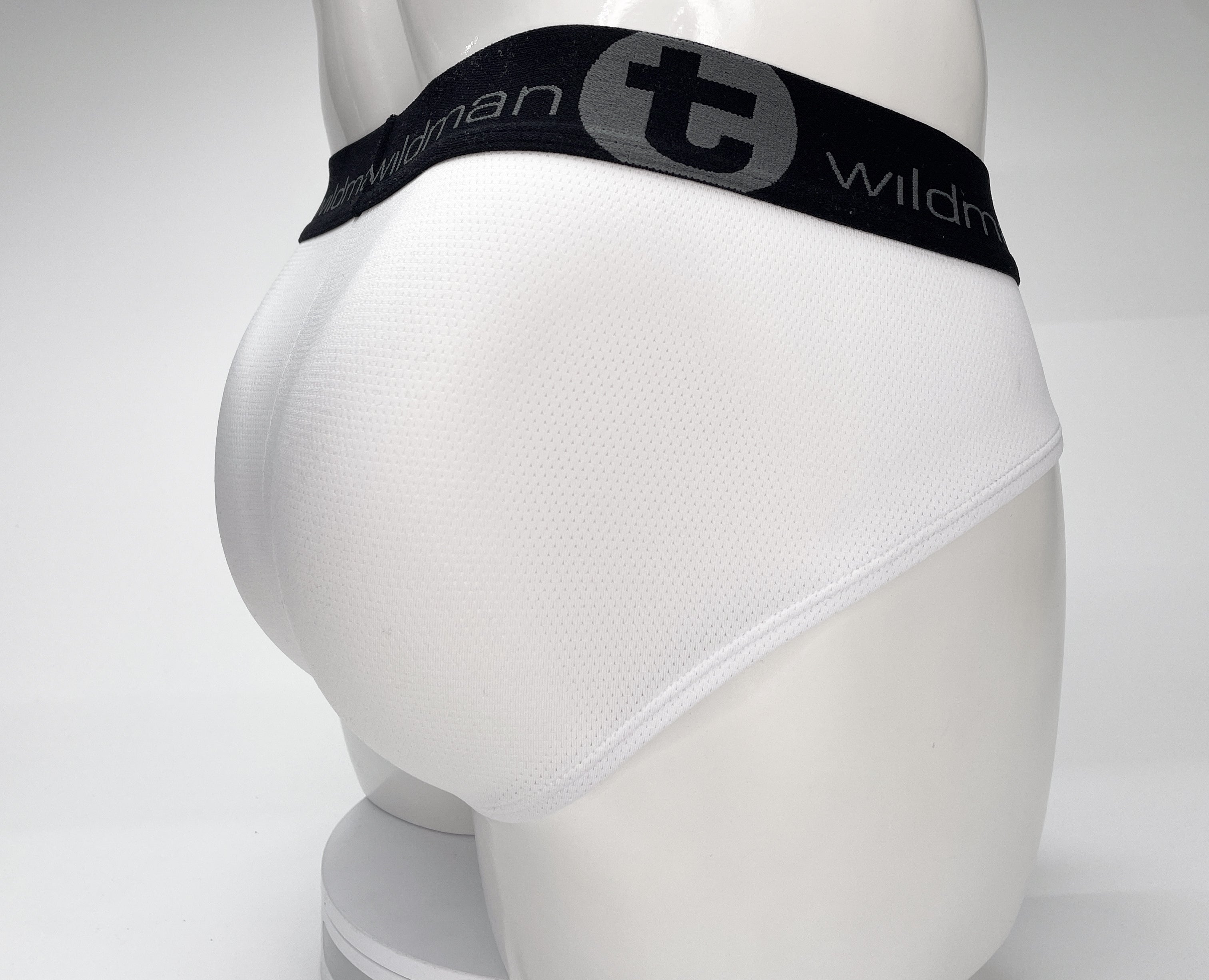 WildmanT Mesh Monster Cock Brief White - EricSaloDesign.com