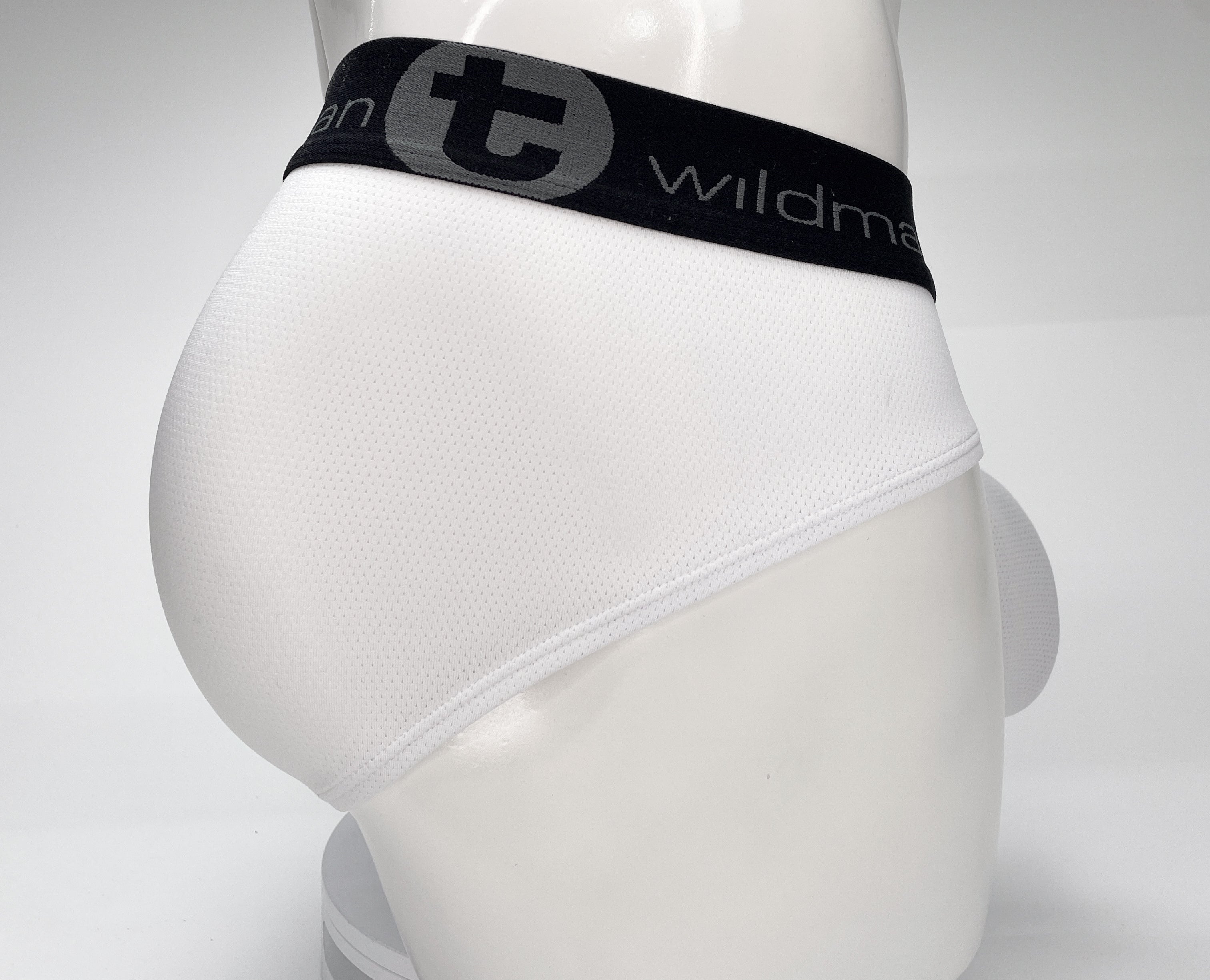 WildmanT Mesh Monster Cock Brief White - EricSaloDesign.com