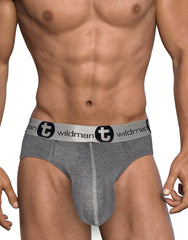 WildmanT Modal Monster Cock Brief Gray - EricSaloDesign.com