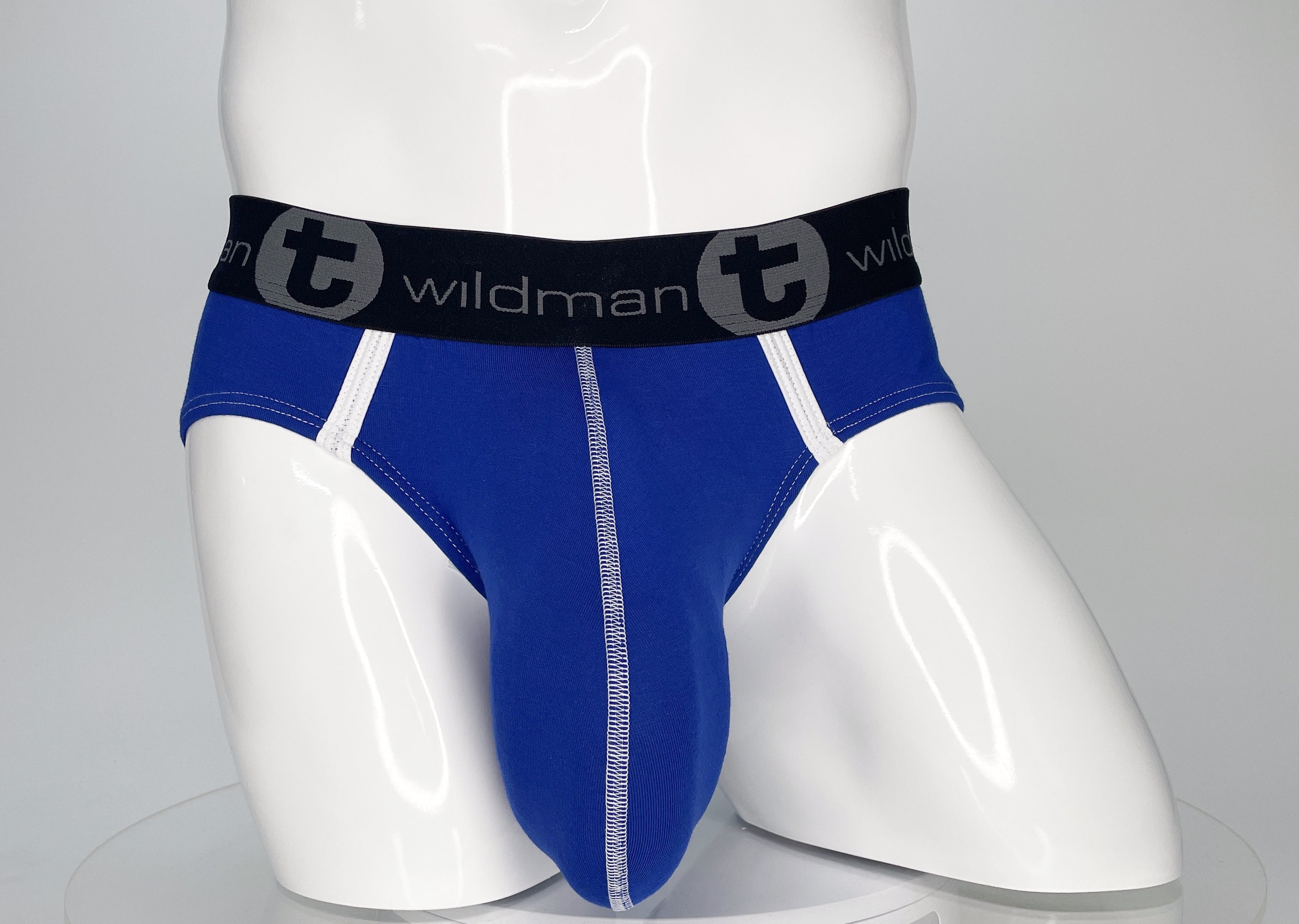 WildmanT Modal Monster Cock Brief Royal Blue - EricSaloDesign.com