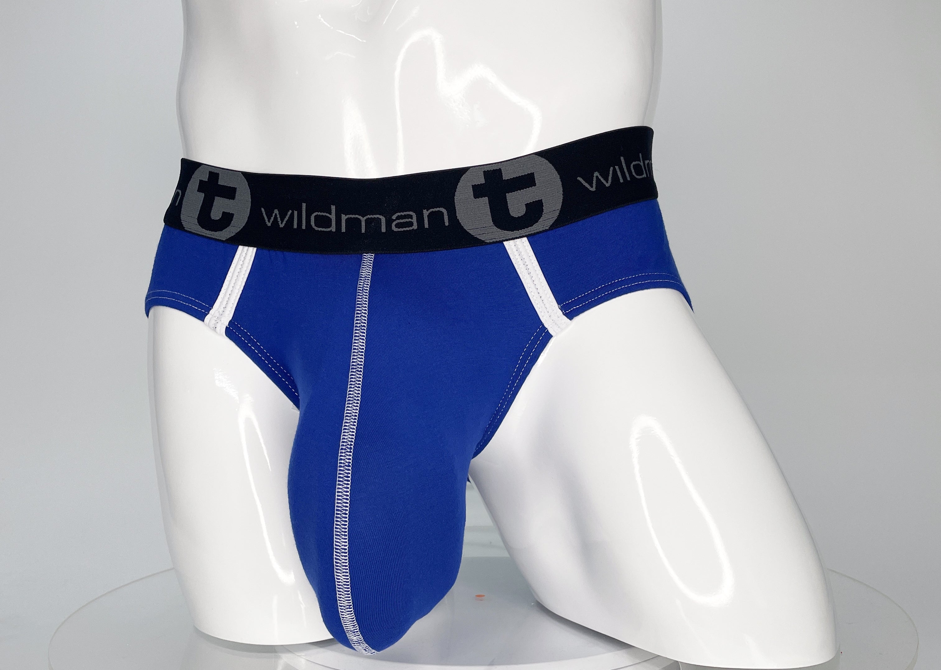 WildmanT Modal Monster Cock Brief Royal Blue - EricSaloDesign.com