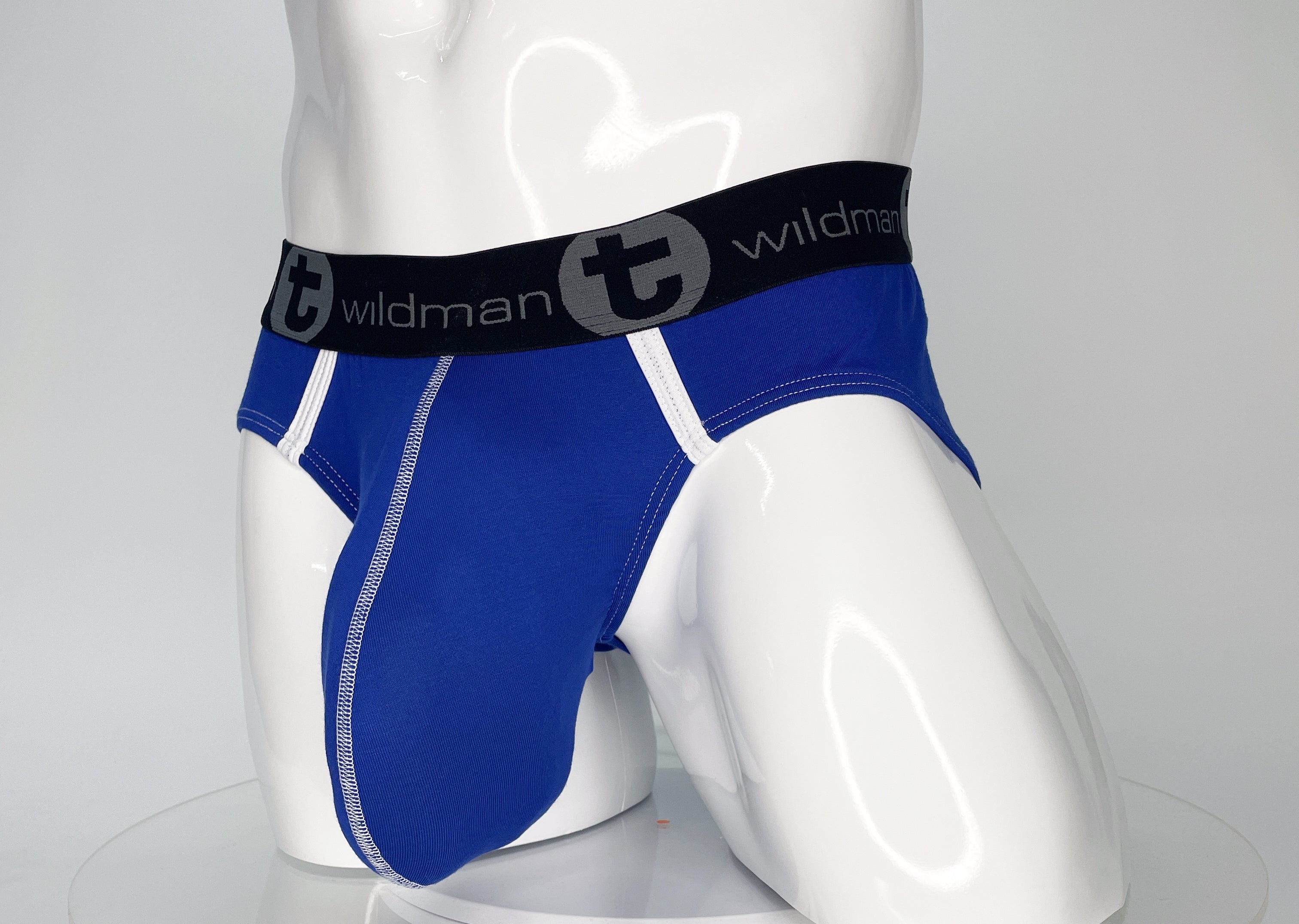 WildmanT Modal Monster Cock Brief Royal Blue - EricSaloDesign.com