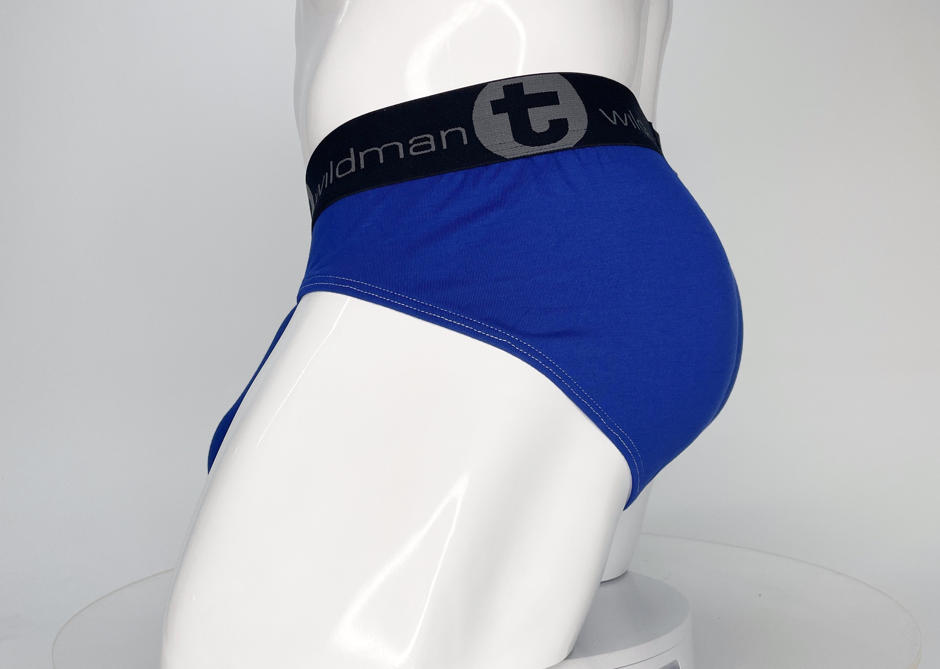 WildmanT Modal Monster Cock Brief Royal Blue - EricSaloDesign.com