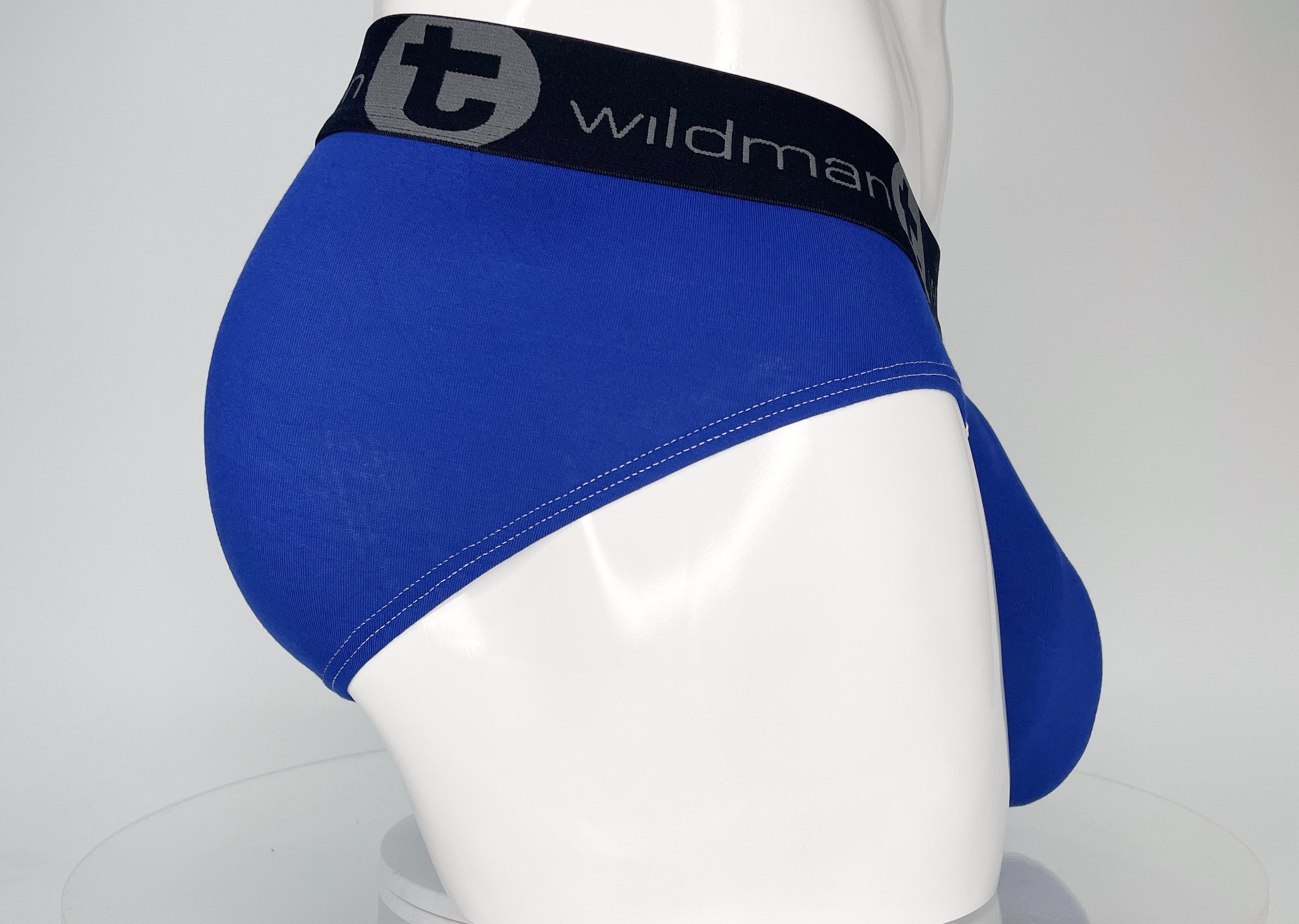 WildmanT Modal Monster Cock Brief Royal Blue - EricSaloDesign.com