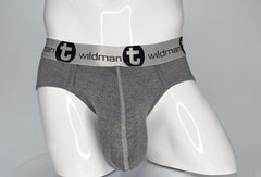 WildmanT Modal Monster Cock Brief Gray - EricSaloDesign.com