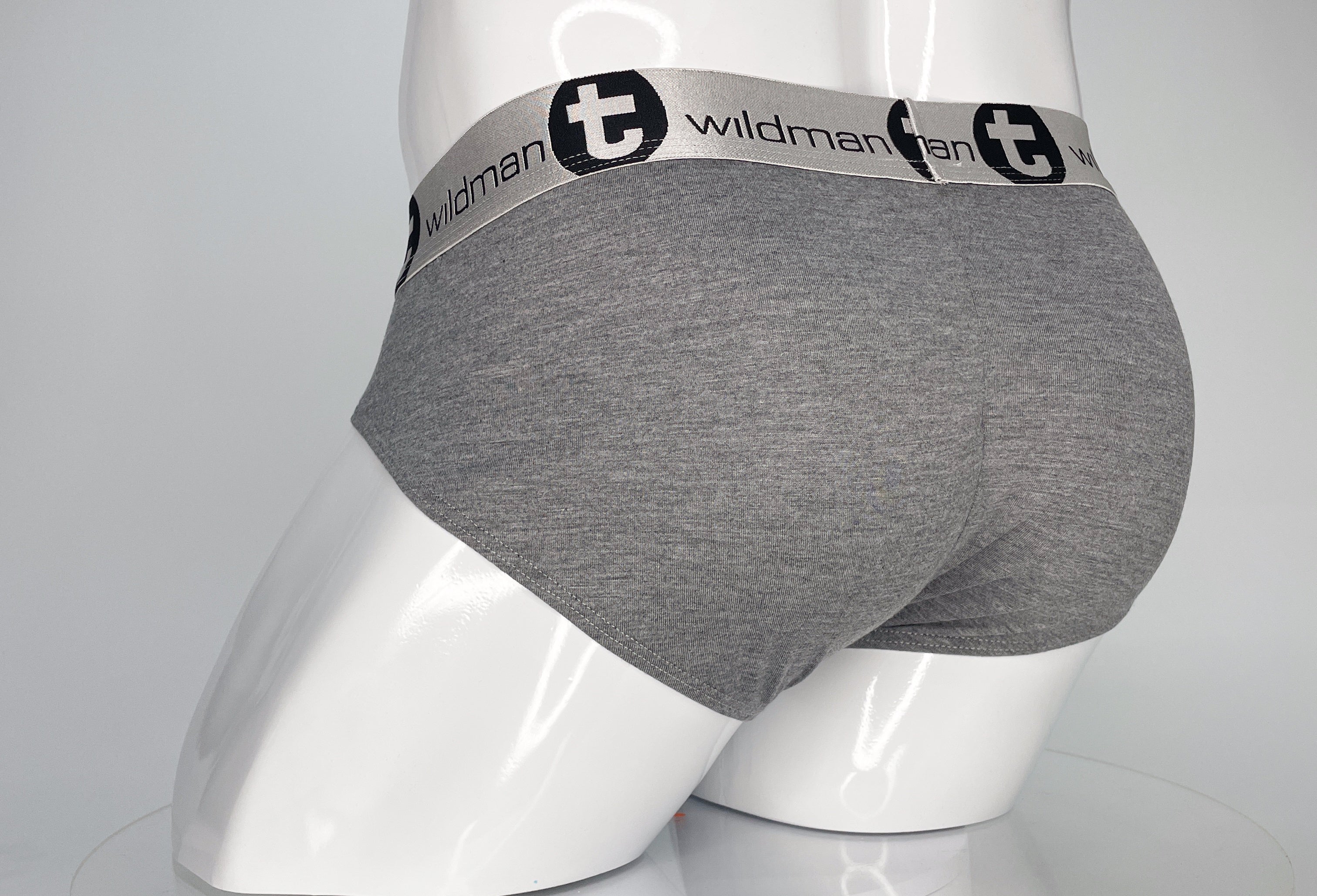 WildmanT Modal Monster Cock Brief Gray - EricSaloDesign.com