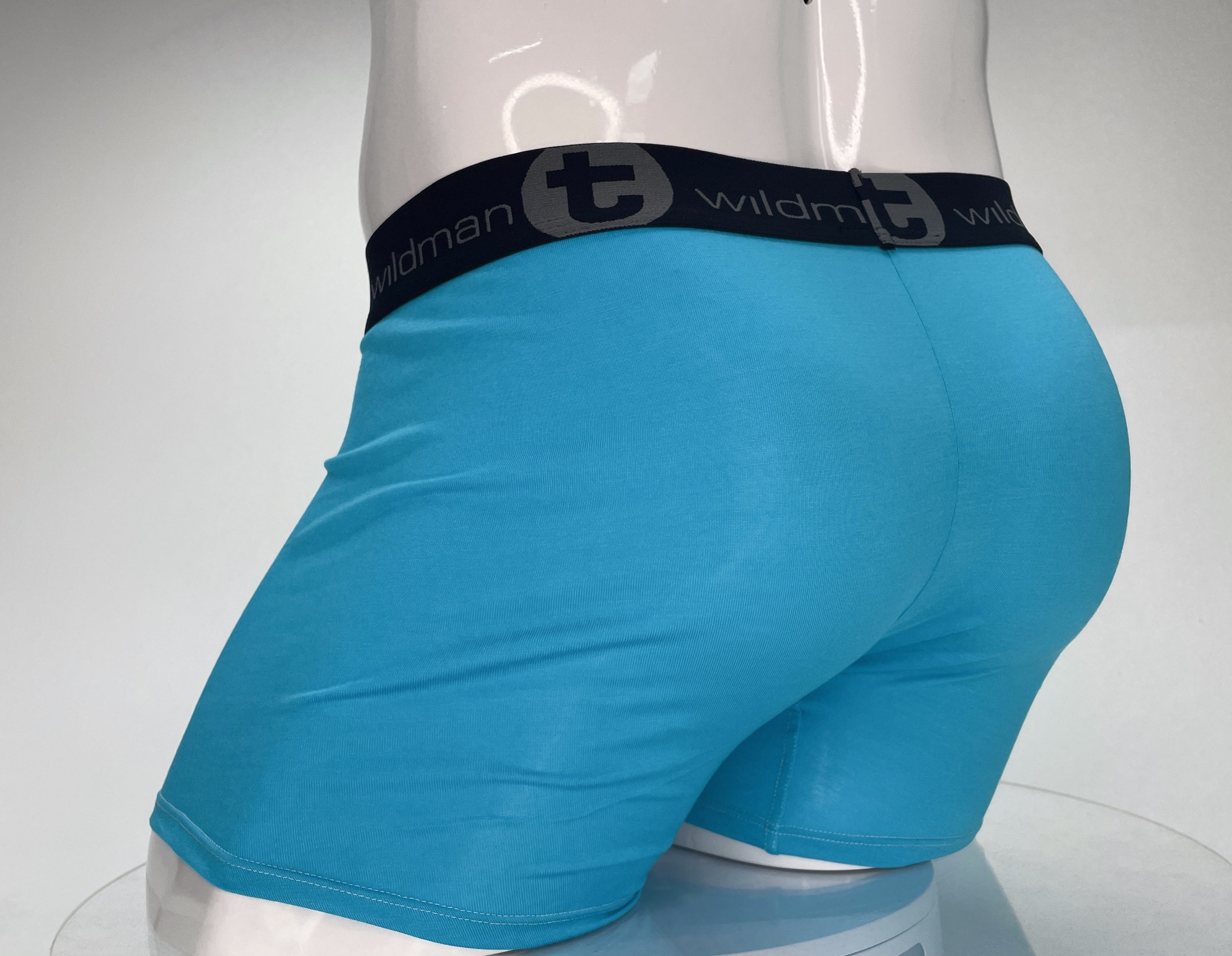 WildmanT Modal Monster Cock 5" Inseam Boxer Brief Baby Blue - EricSaloDesign.com