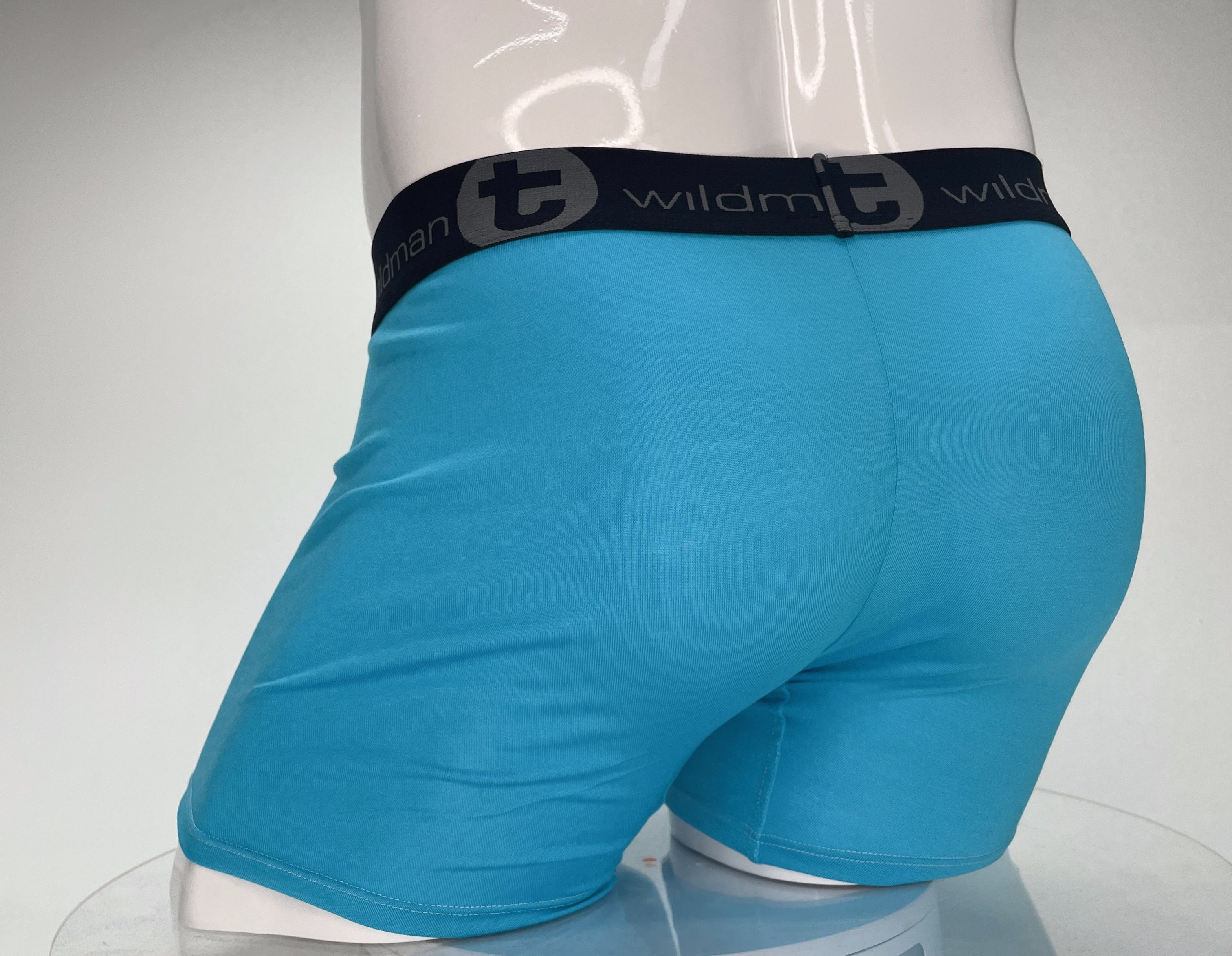 WildmanT Modal Monster Cock 5" Inseam Boxer Brief Baby Blue - EricSaloDesign.com