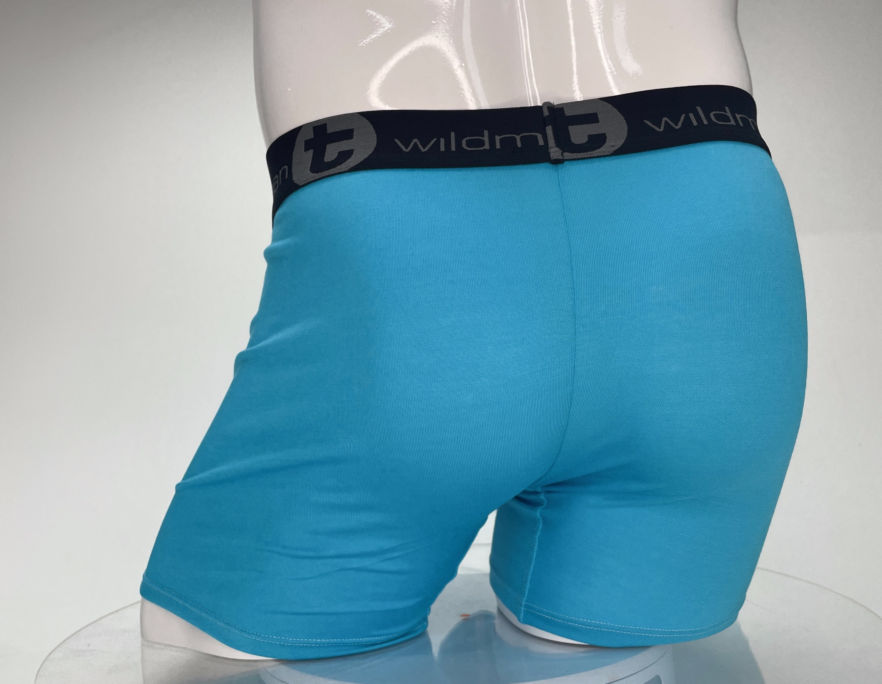 WildmanT Modal Monster Cock 5" Inseam Boxer Brief Baby Blue - EricSaloDesign.com