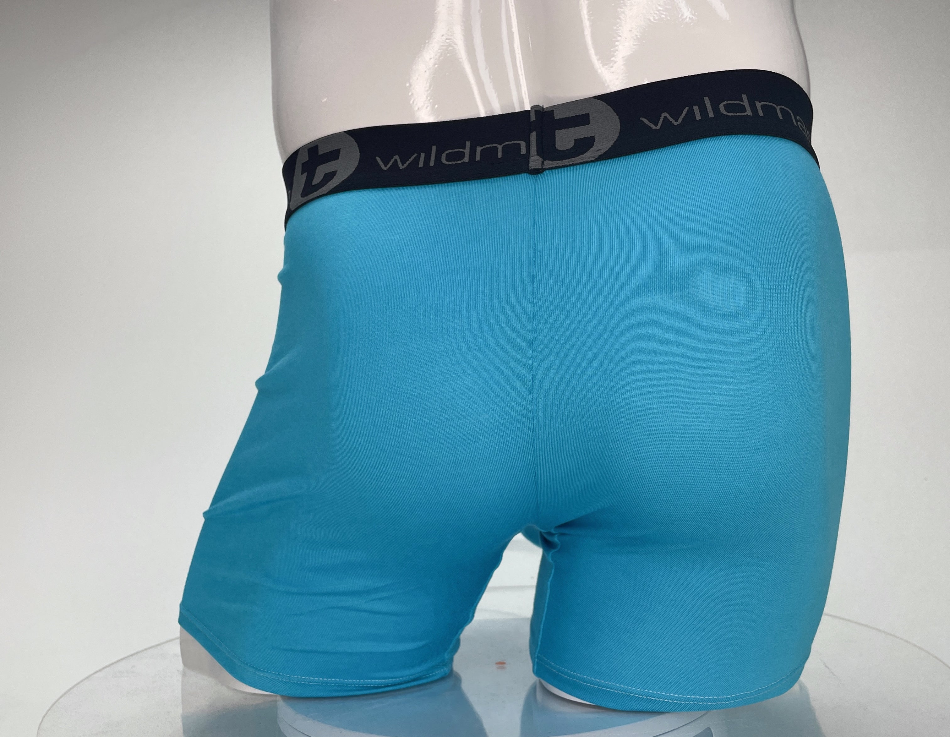 WildmanT Modal Monster Cock 5" Inseam Boxer Brief Baby Blue - EricSaloDesign.com