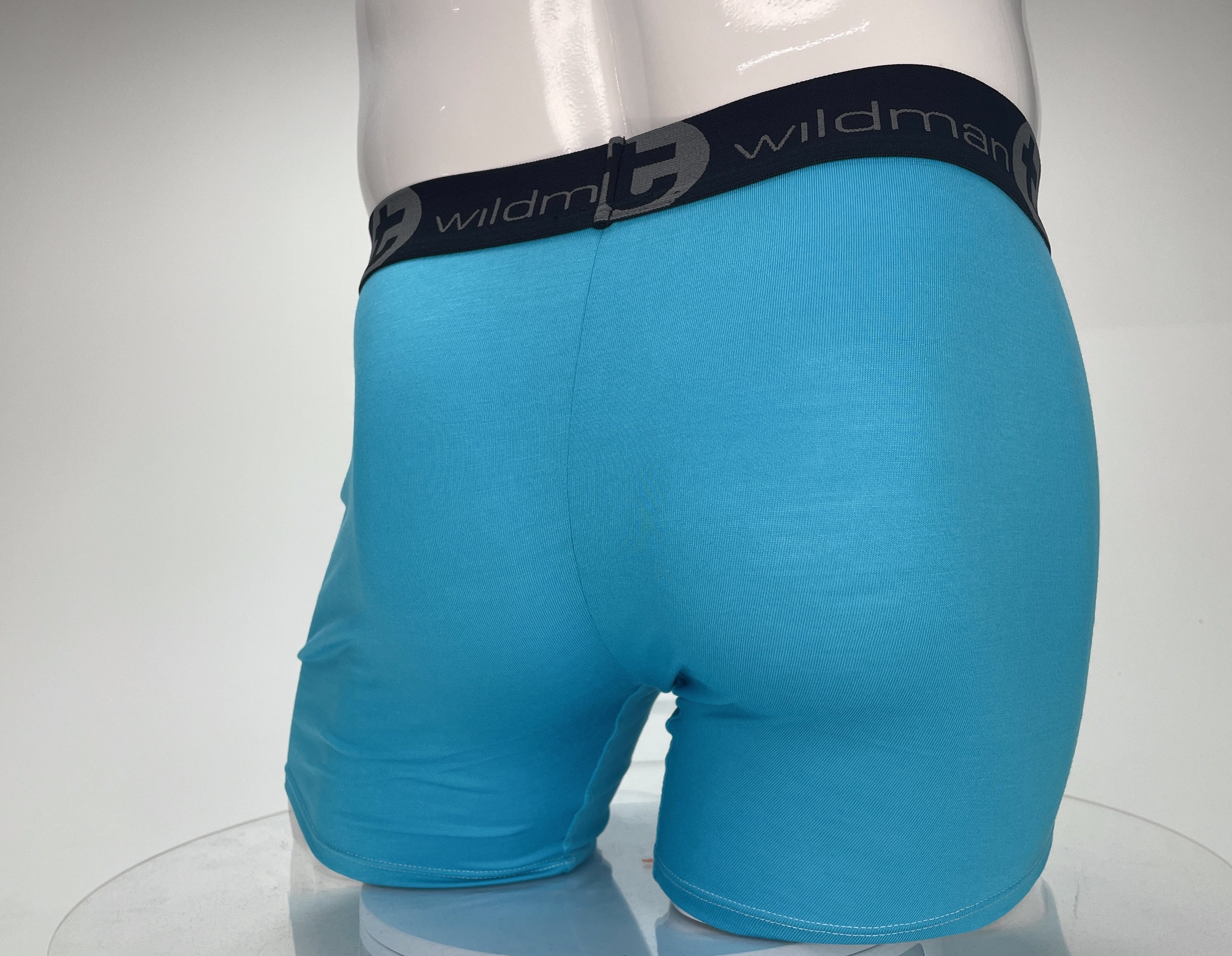 WildmanT Modal Monster Cock 5" Inseam Boxer Brief Baby Blue - EricSaloDesign.com